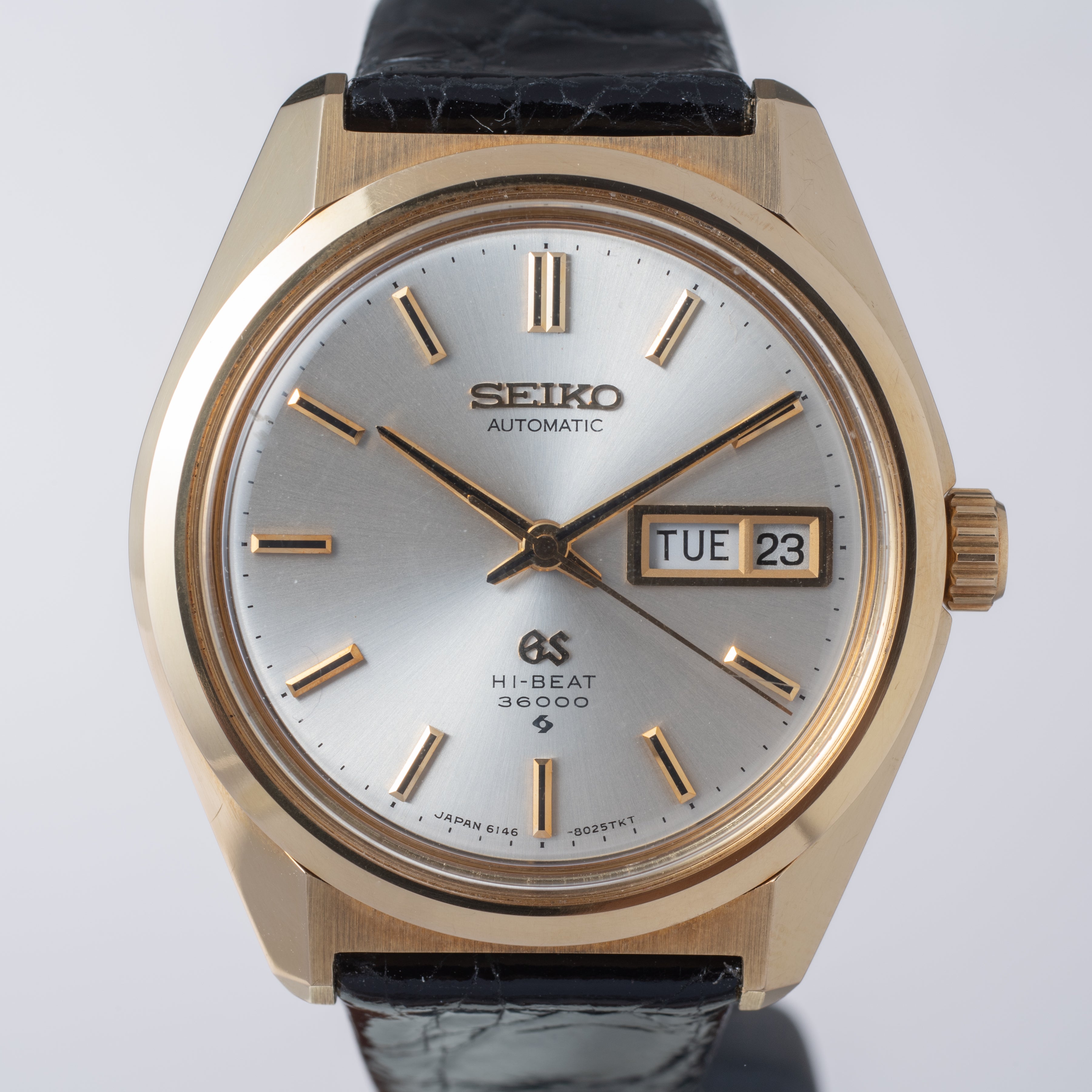 グランドセイコー 18金無垢 1970年製/昭和45年製 GS基準合格証明証 箱付き Ref.6146-8000