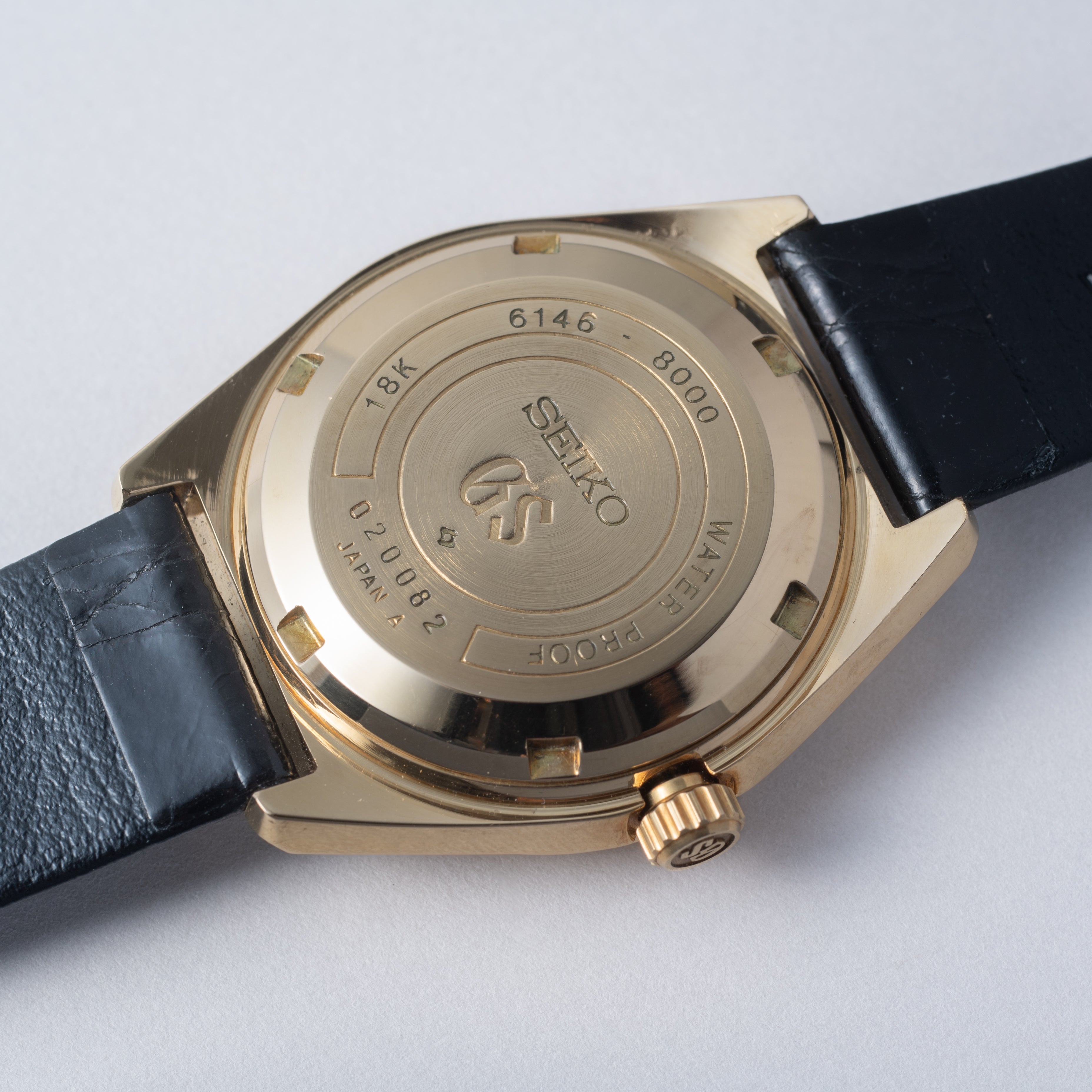 グランドセイコー 18金無垢 1970年製/昭和45年製 GS基準合格証明証 箱付き Ref.6146-8000