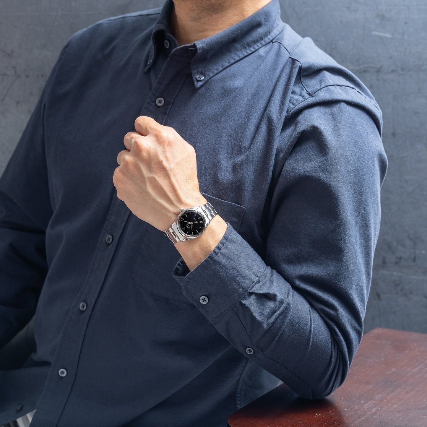 ロレックス エアキング 1963年製 ブラックギルトダイヤル Ref.5500