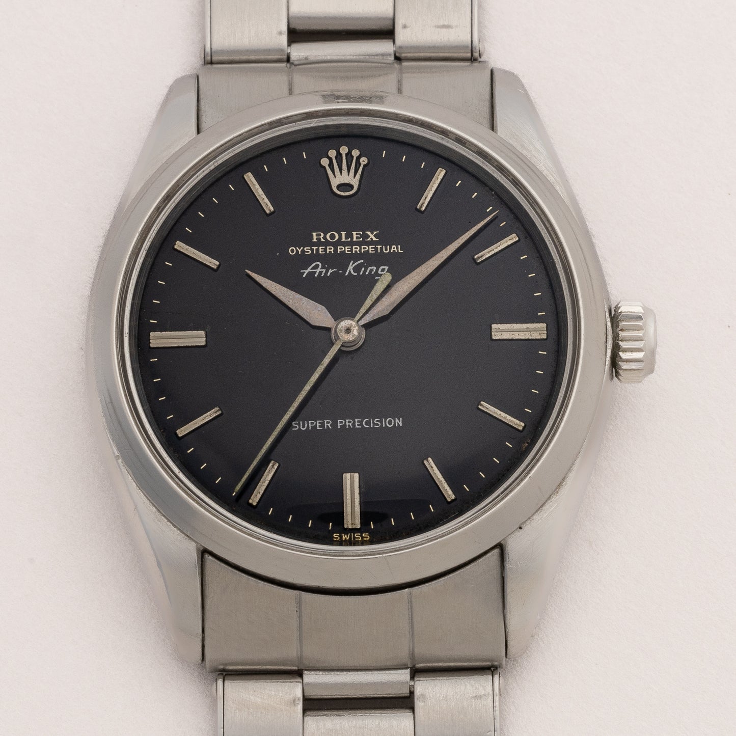 ロレックス エアキング 1963年製 ブラックギルトダイヤル Ref.5500