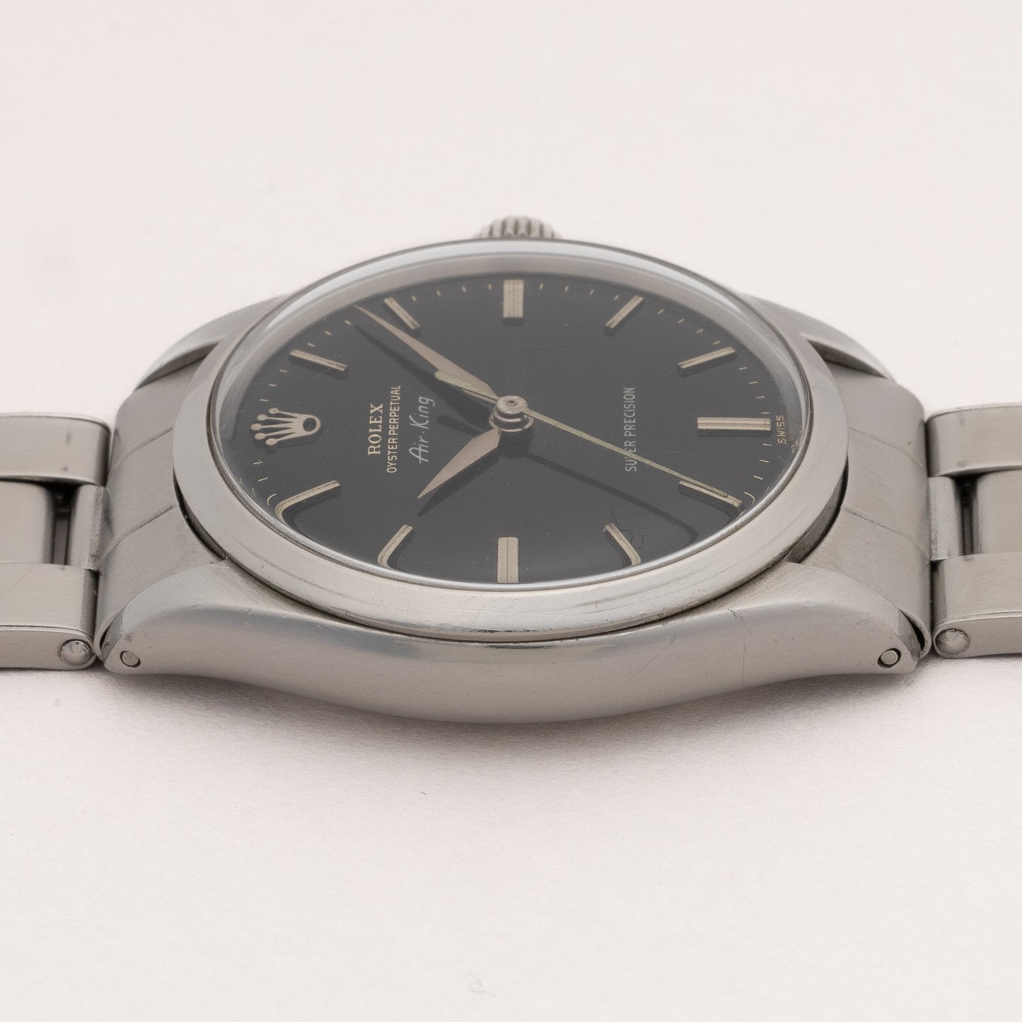 ロレックス エアキング 1963年製 ブラックギルトダイヤル Ref.5500