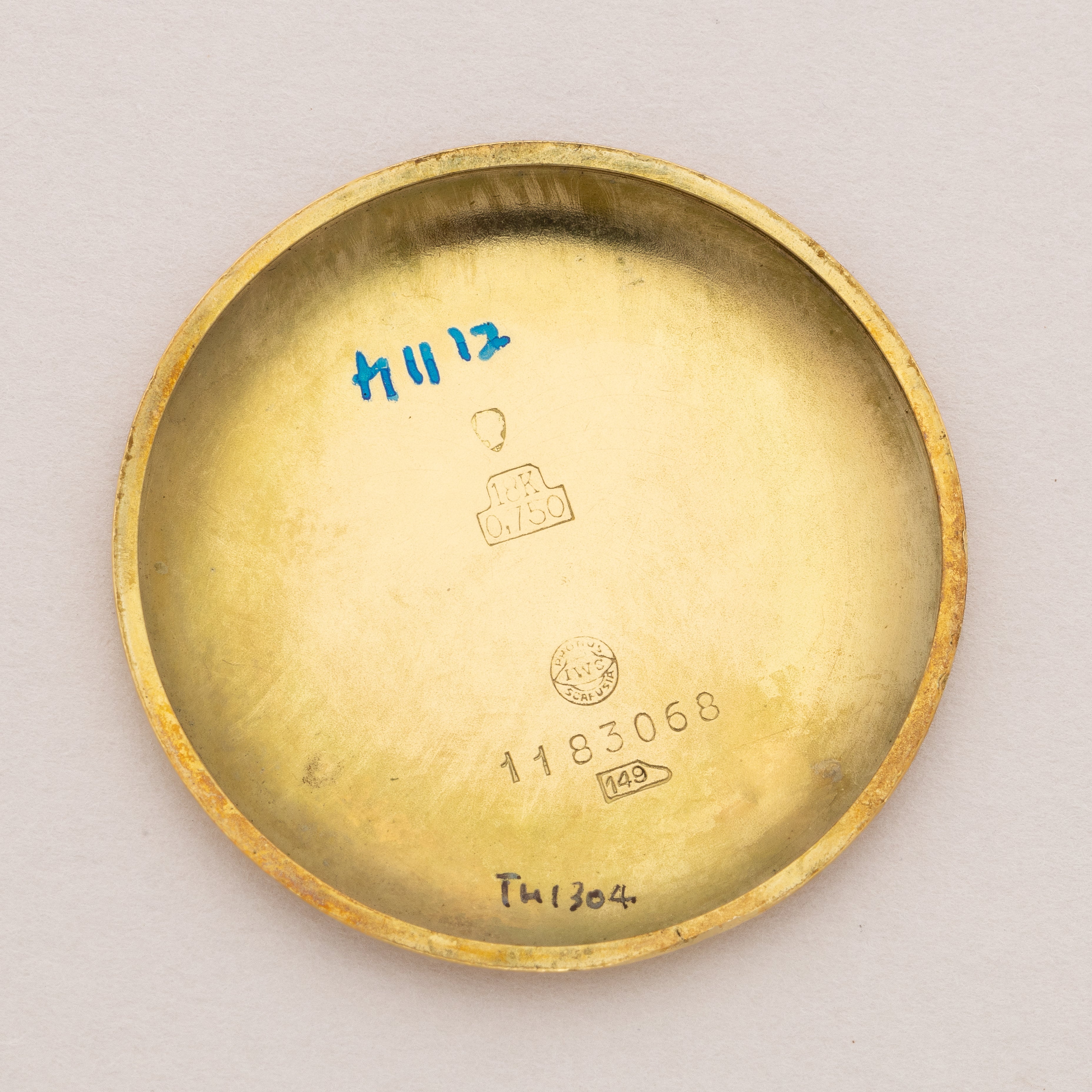 IWC18金無垢 Cal.89 全アラビアダイヤル 1950年製