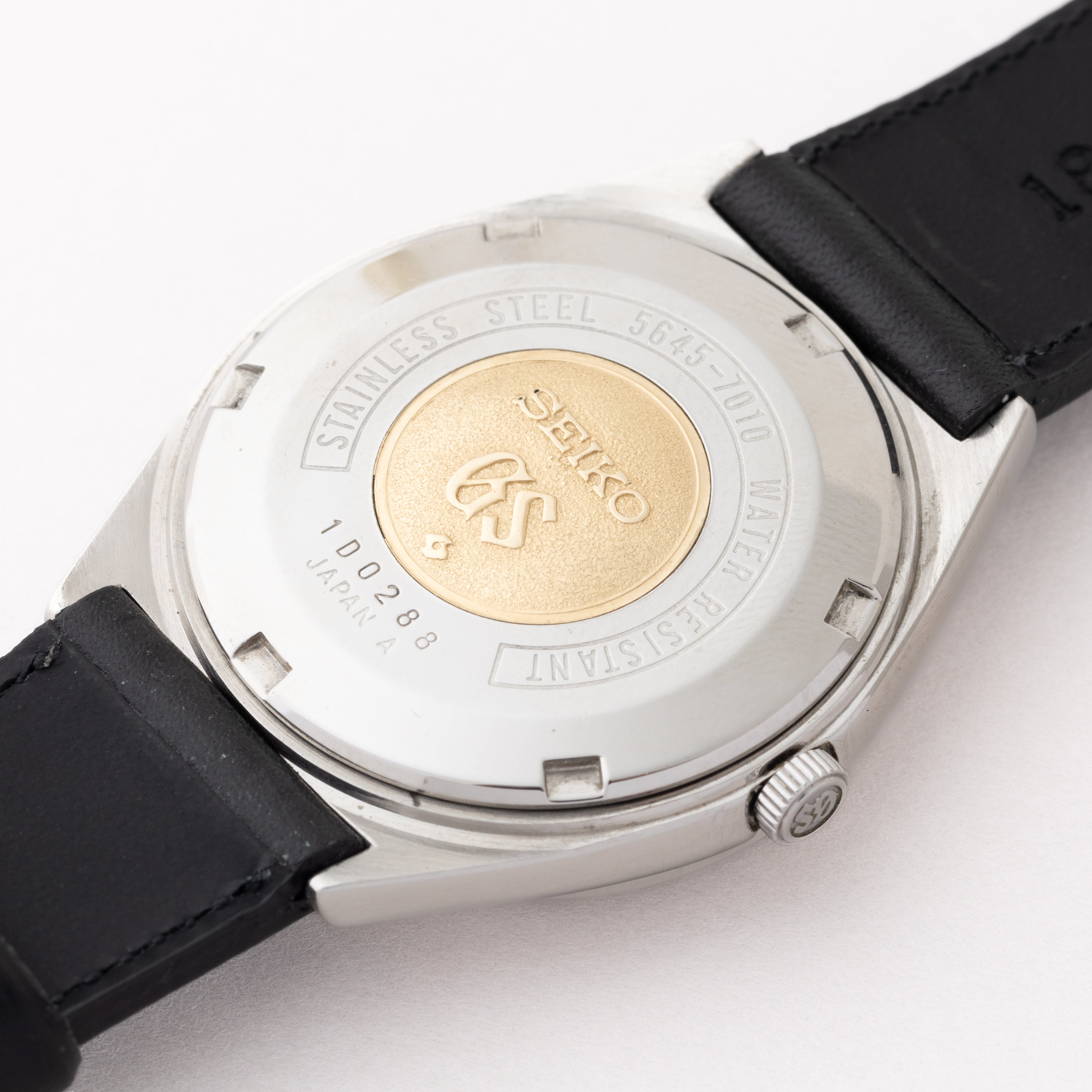 グランドセイコー 1971年製 ネイビーダイヤル Ref.5645-7010 56GS 尾錠付き