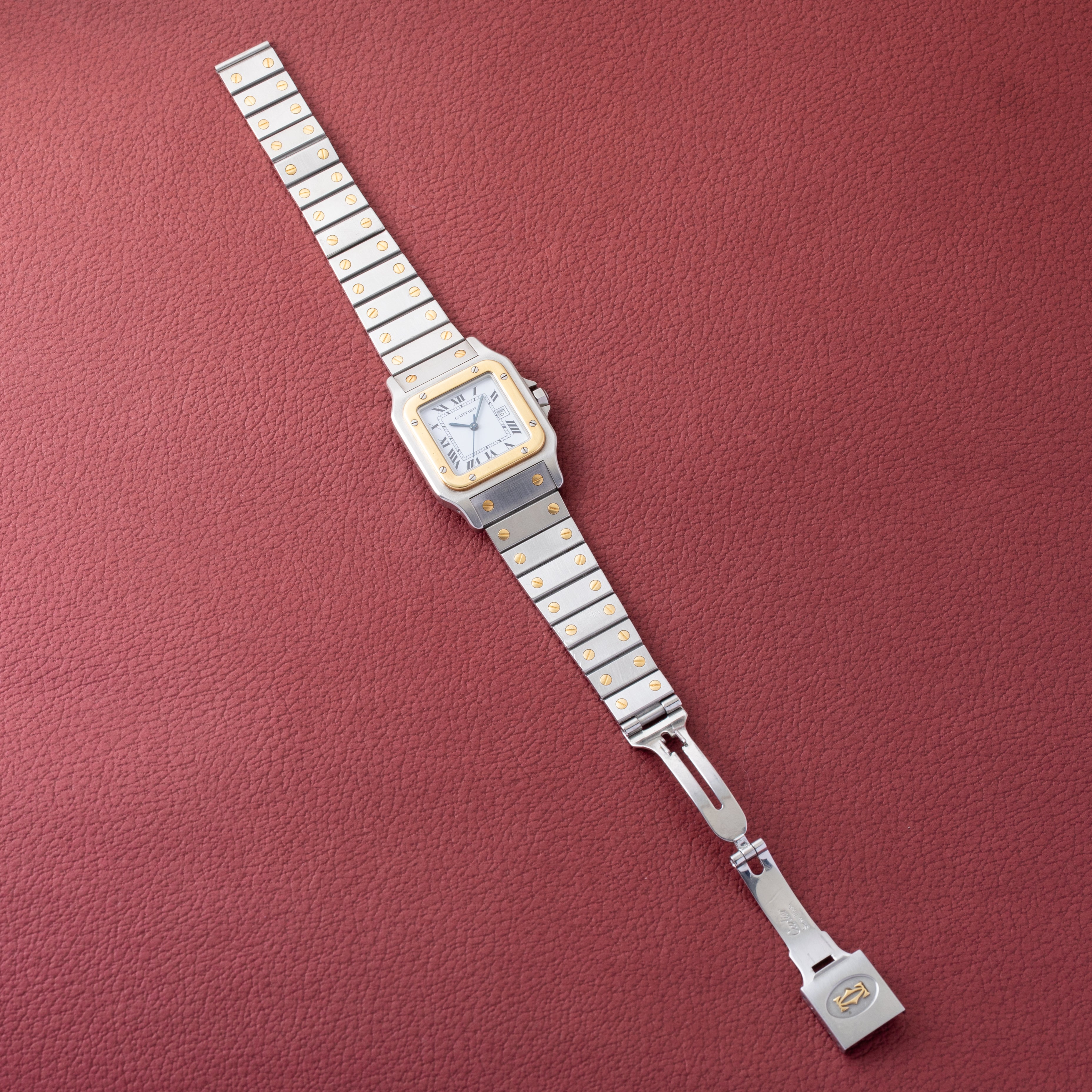 カルティエ サントス コンビ LMサイズ 箱付き 1980年代製