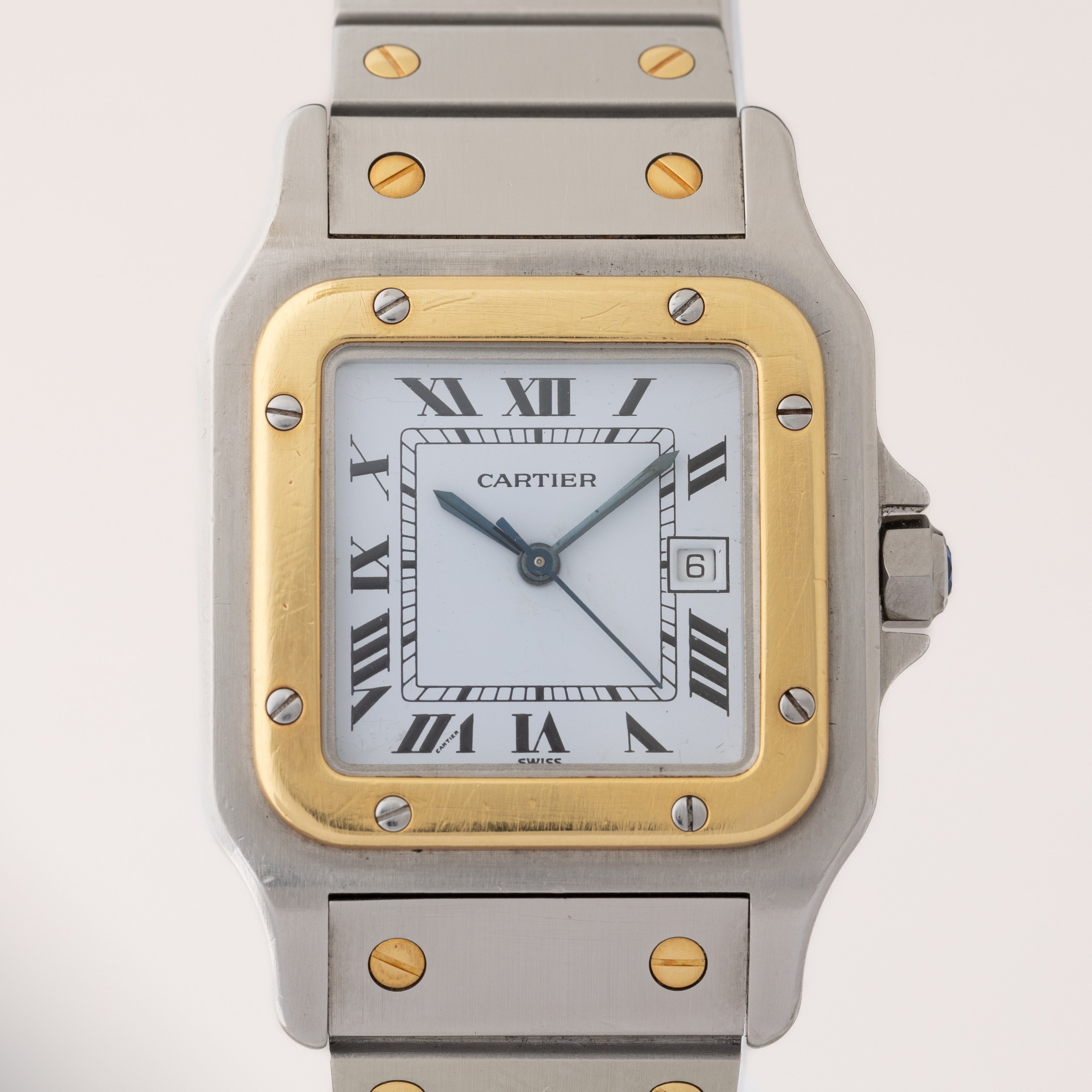 カルティエ サントス コンビ LMサイズ 箱付き 1980年代製
