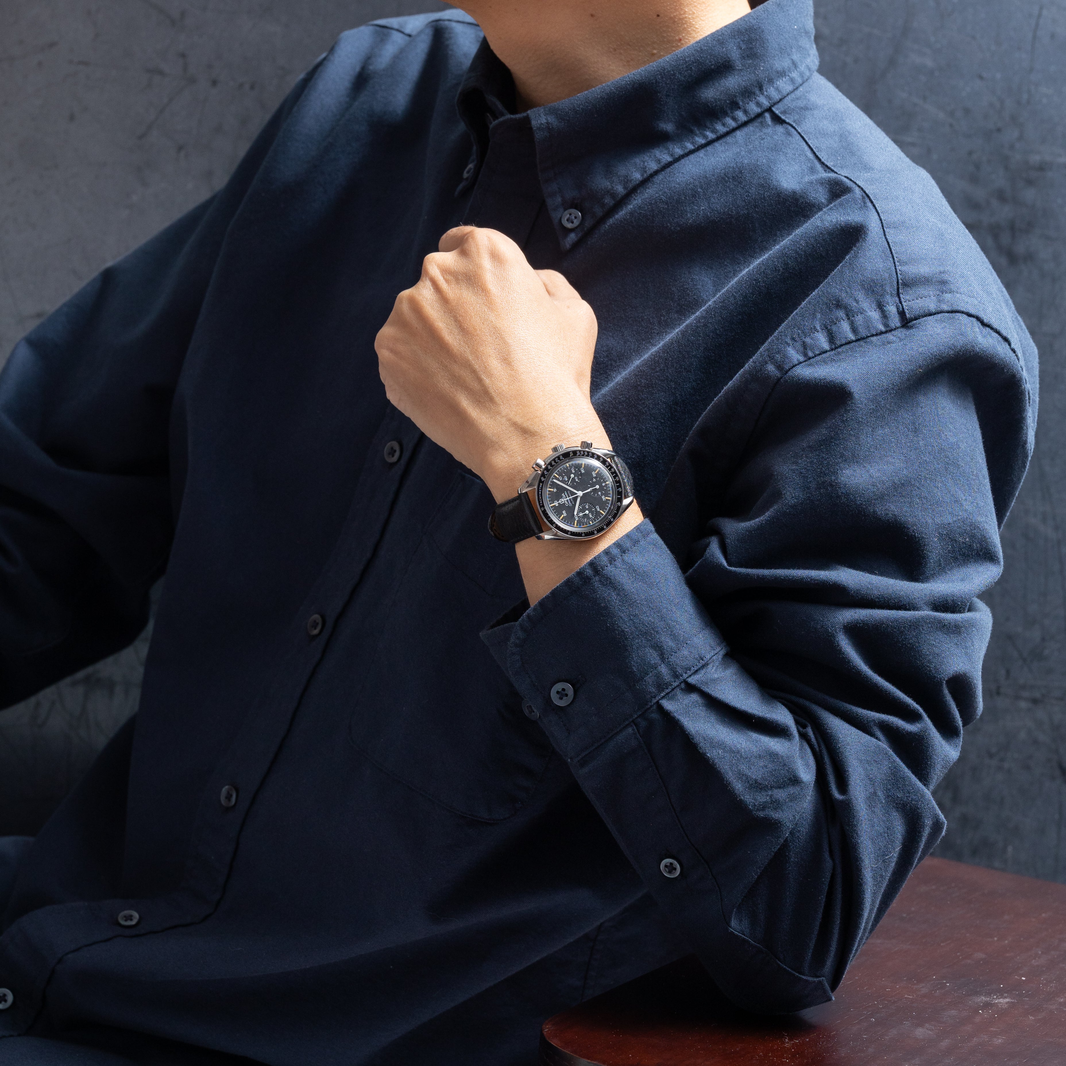 オメガ スピードマスター オートマチック 1995年製 純正革ベルト