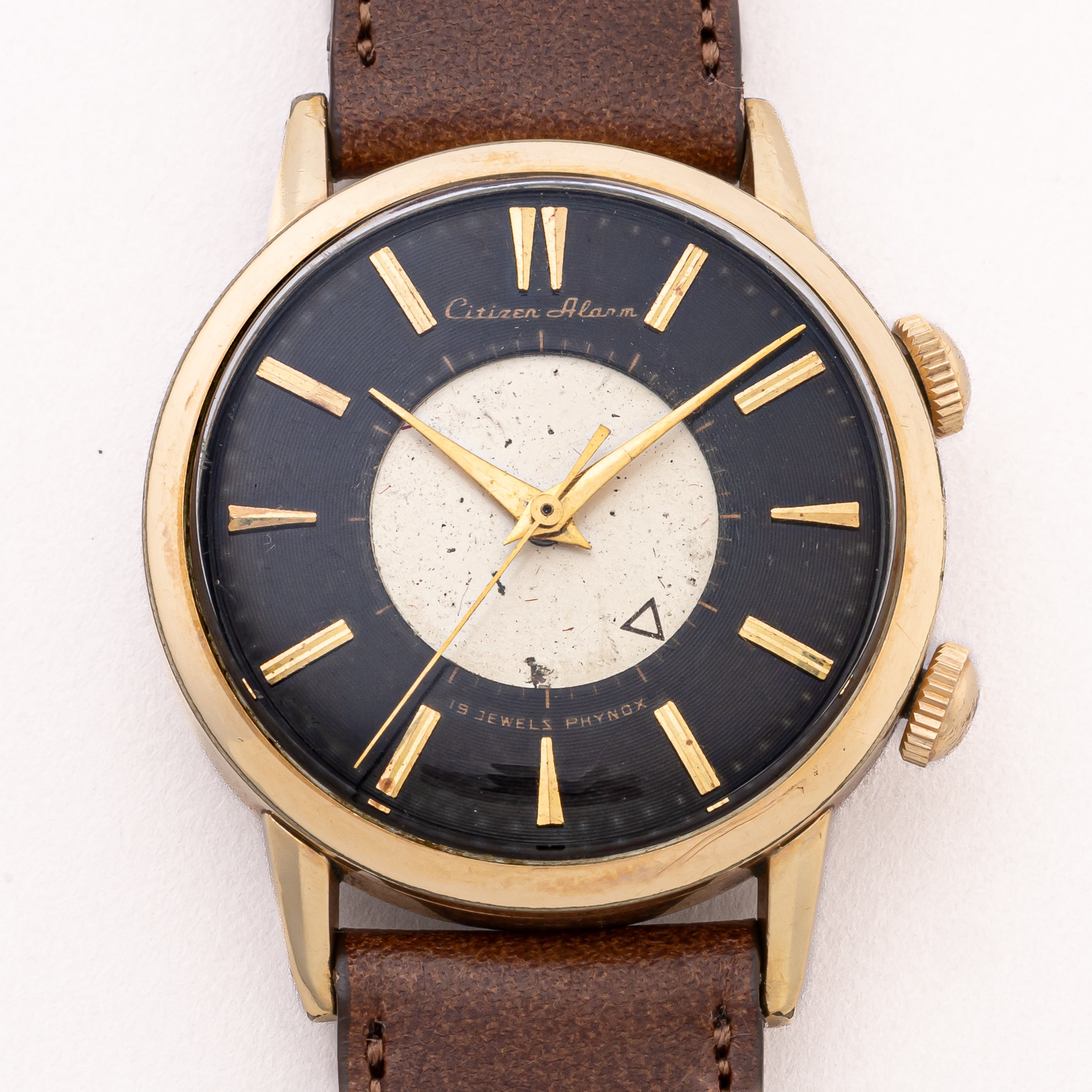 シチズン アラーム 手巻き 1950年代 ジャガールクルトフェイス