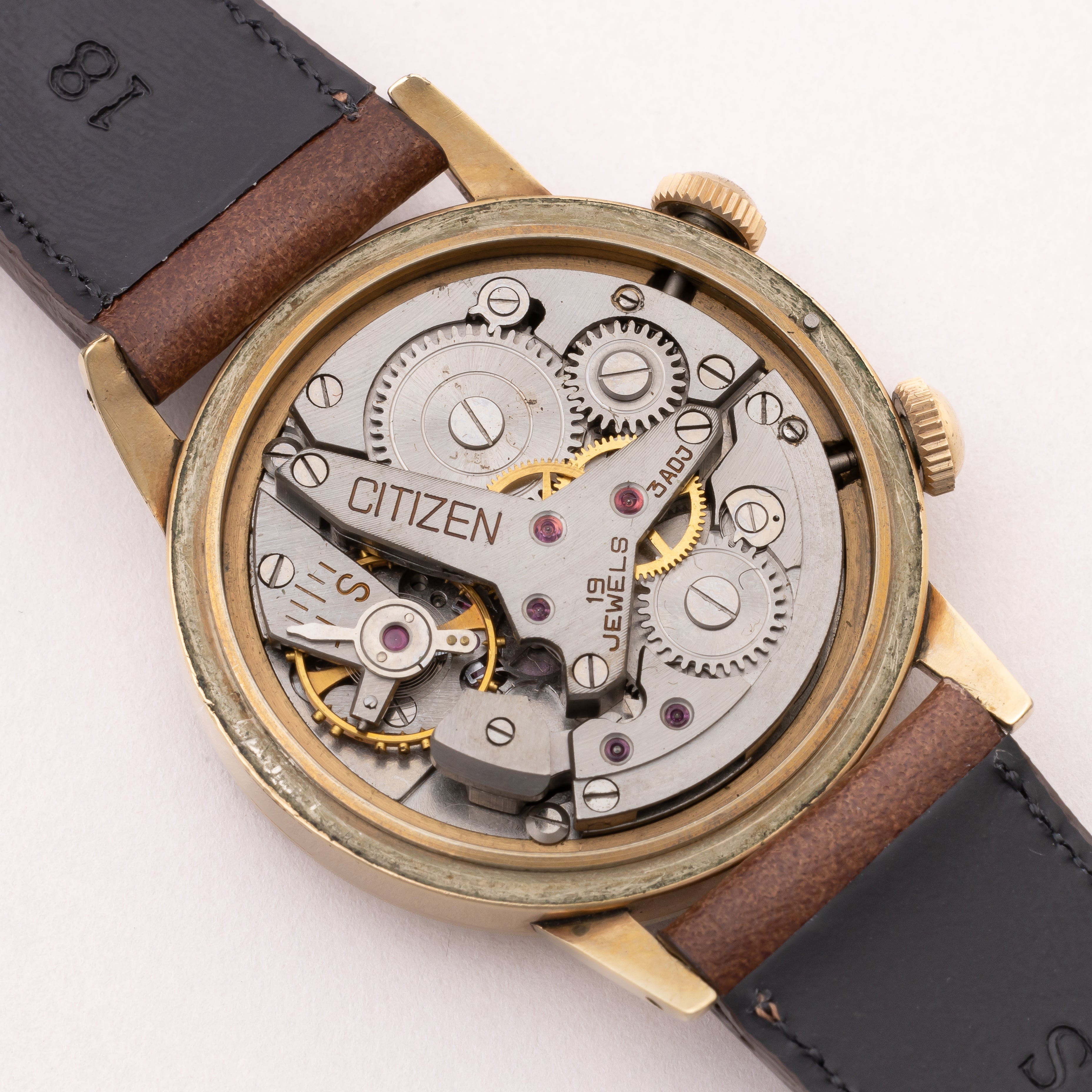 シチズン アラーム 手巻き 1950年代 ジャガールクルトフェイス