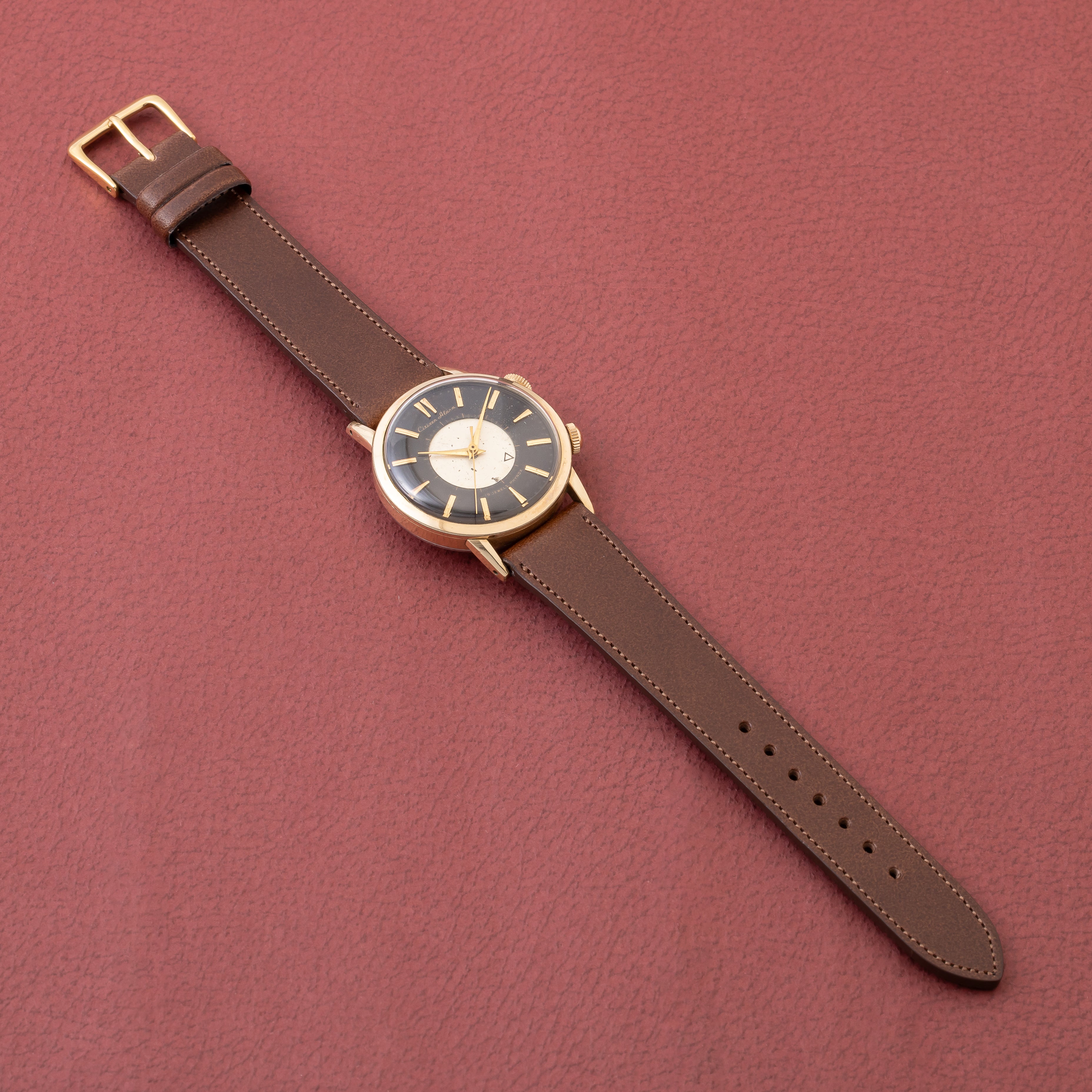 シチズン アラーム 手巻き 1950年代 ジャガールクルトフェイス