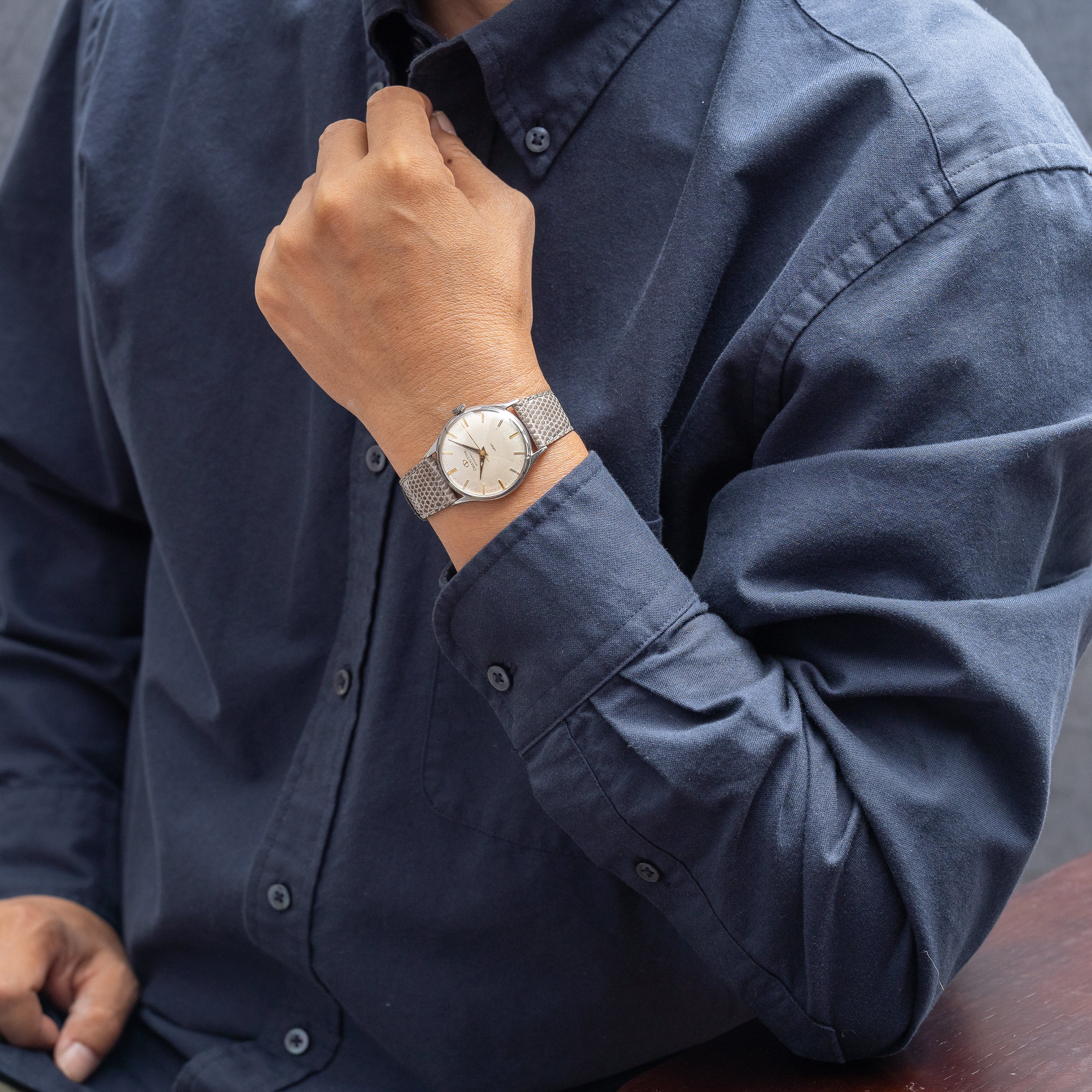 オリエントスター ダイナミック 1950年代 手巻き クリスクロスダイヤル