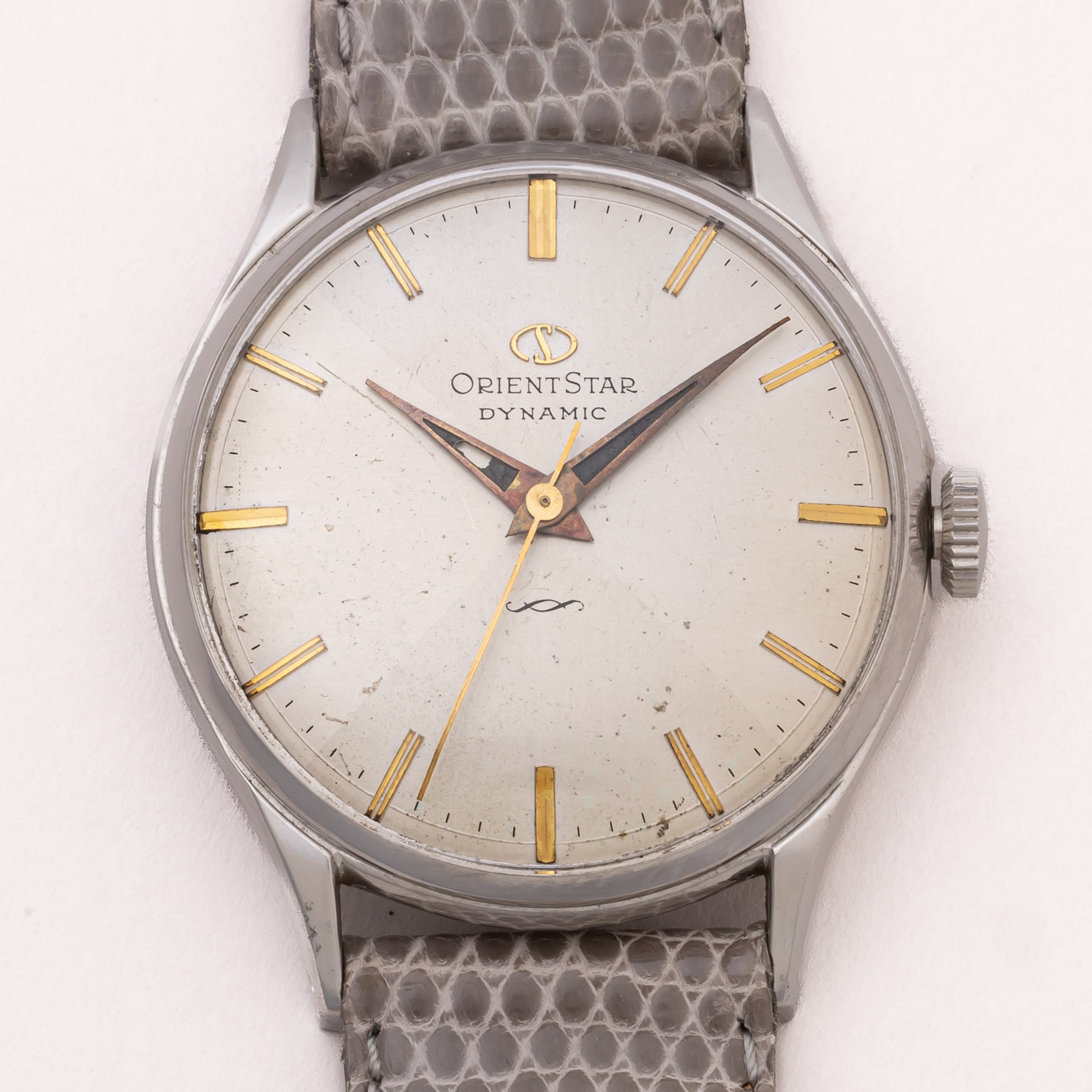 オリエントスター ダイナミック 1950年代 手巻き クリスクロスダイヤル