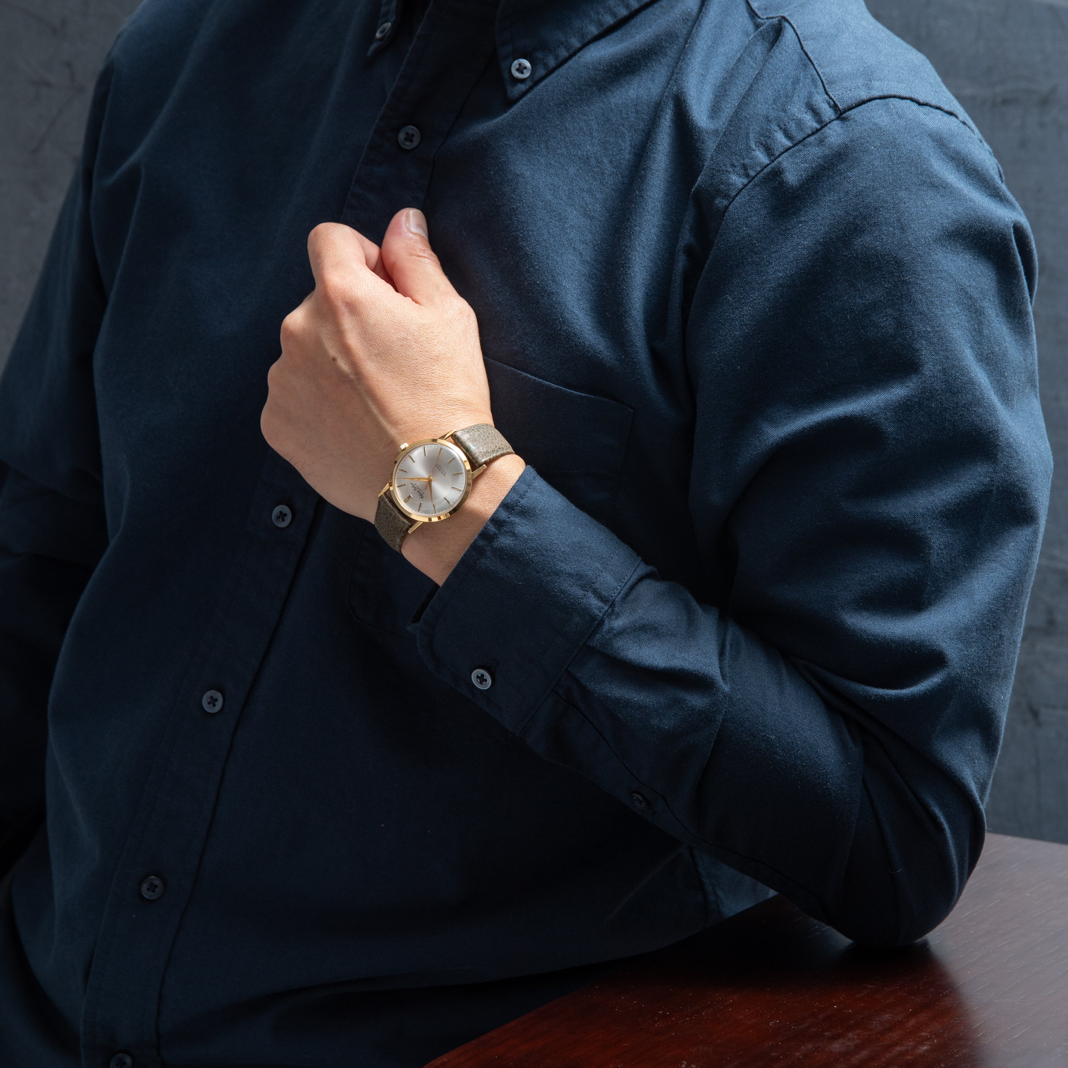 シチズン デラックス 1966年製 手巻き 純正ベルト付き