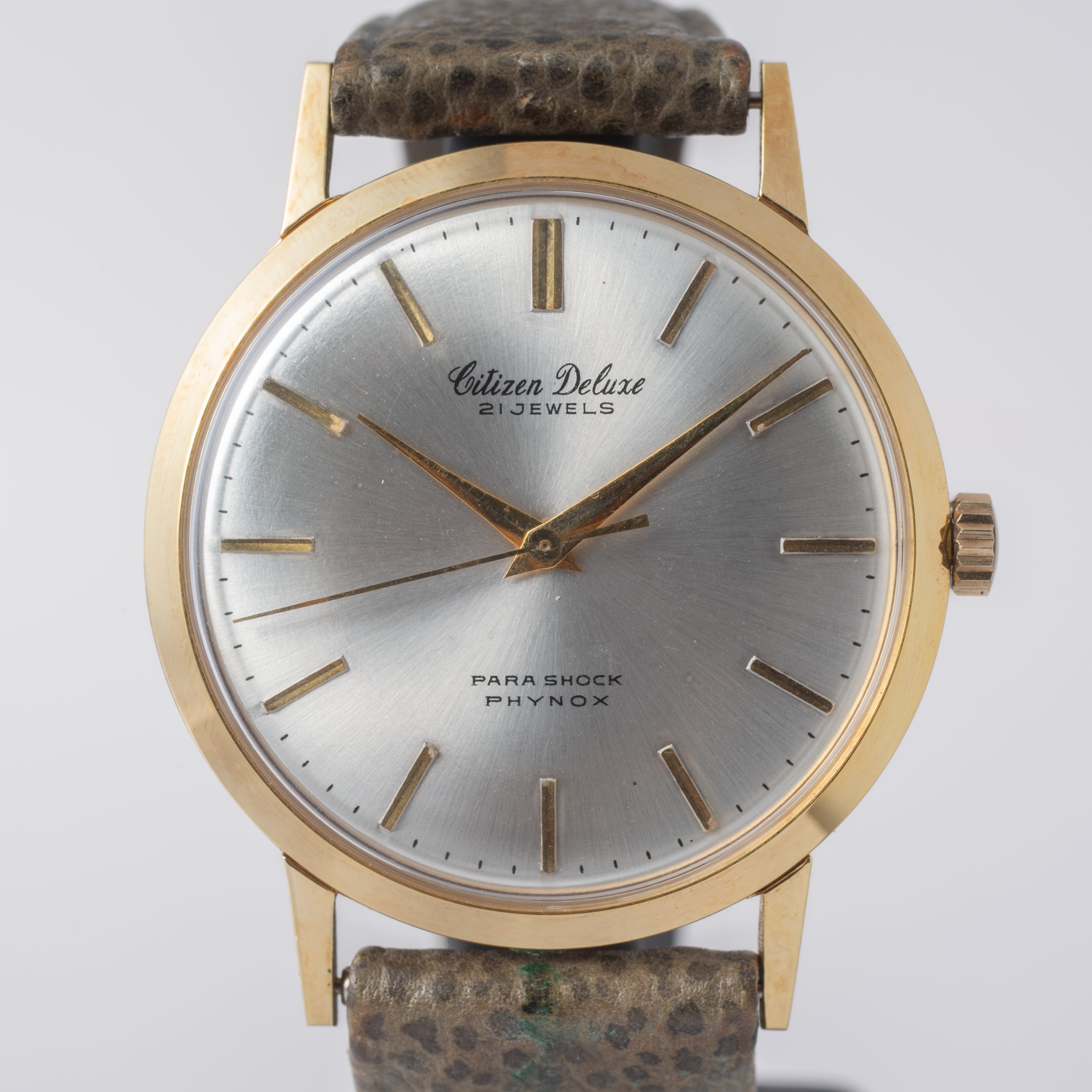 シチズン デラックス 1966年製 手巻き 純正ベルト付き