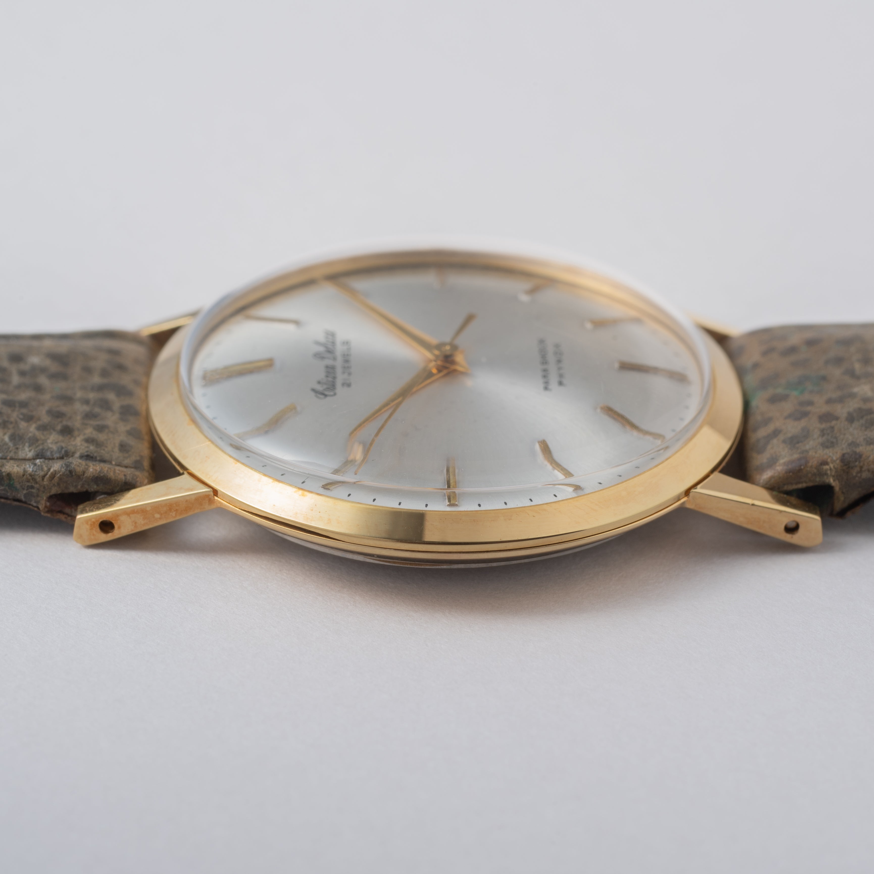 シチズン デラックス 1966年製 手巻き 純正ベルト付き