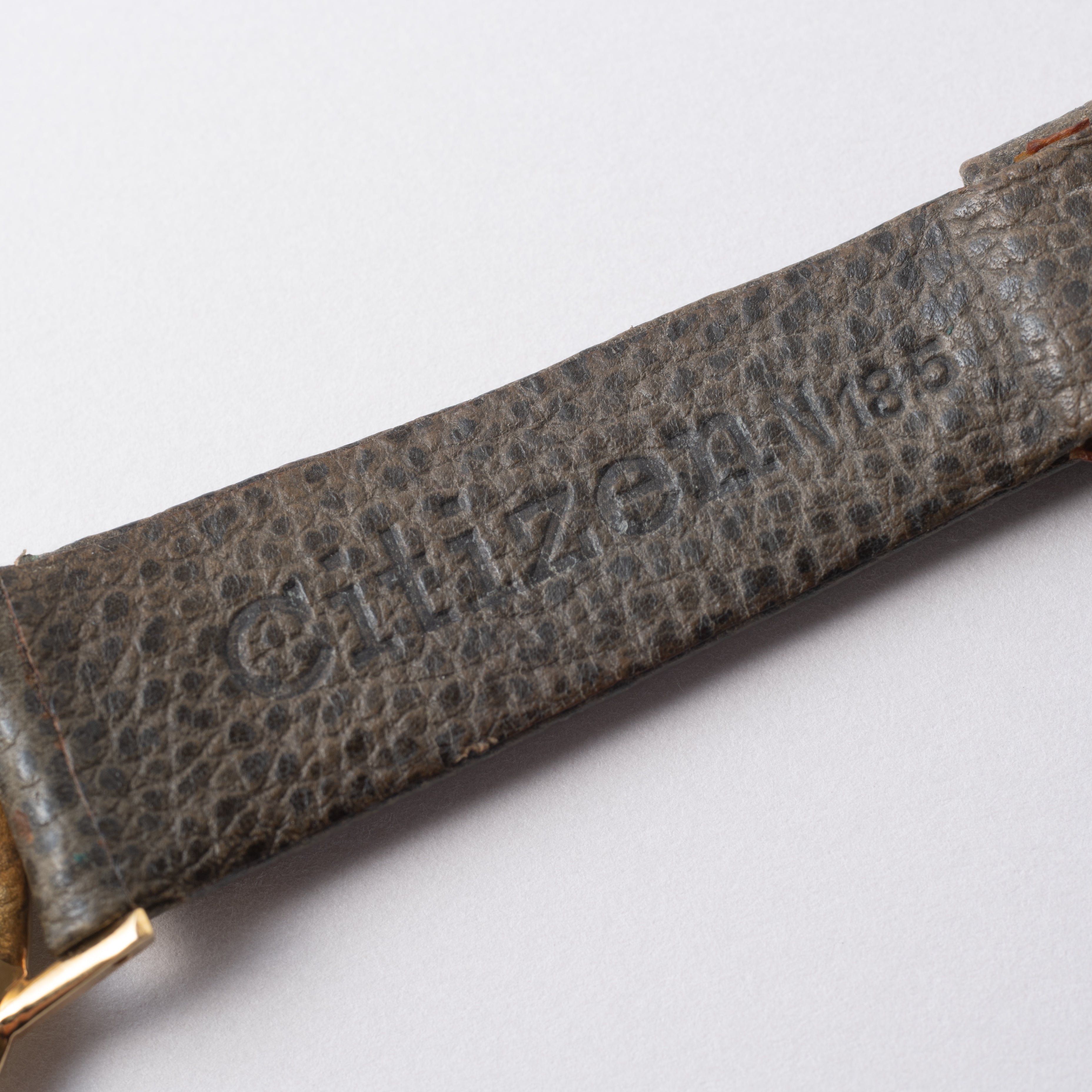 シチズン デラックス 1966年製 手巻き 純正ベルト付き