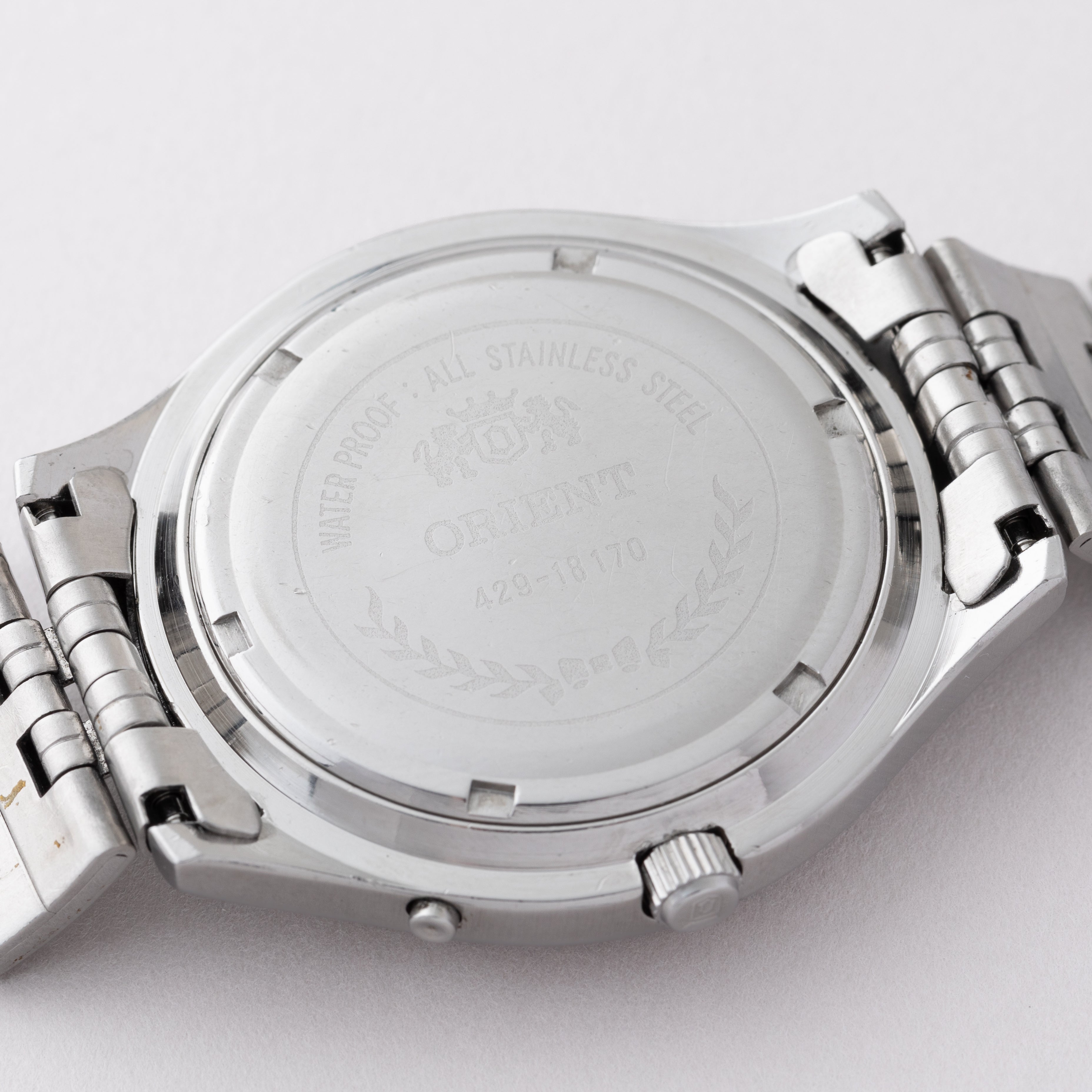 オリエント クロノエース オートマチック 1970年代 カットガラス