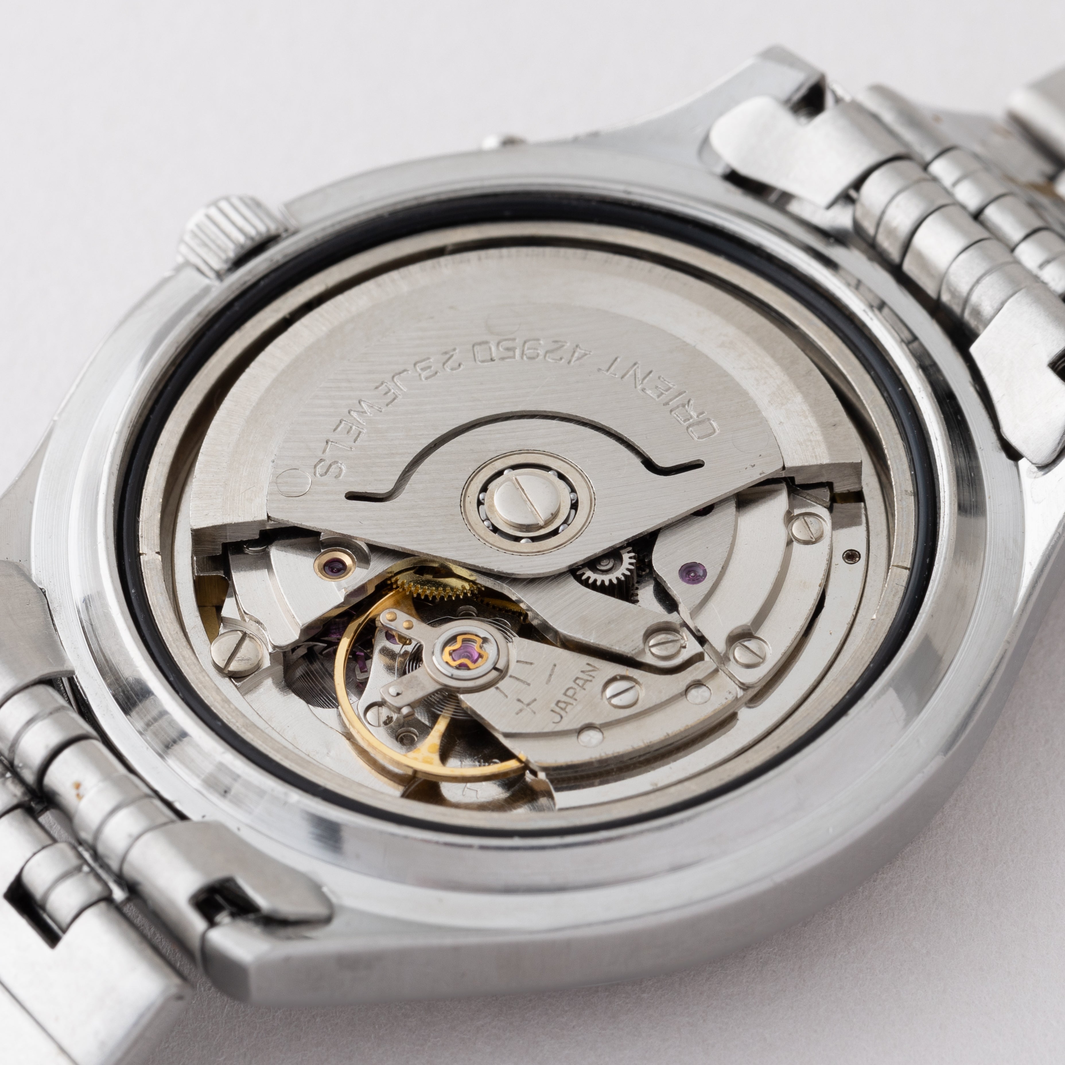 オリエント クロノエース オートマチック 1970年代 カットガラス