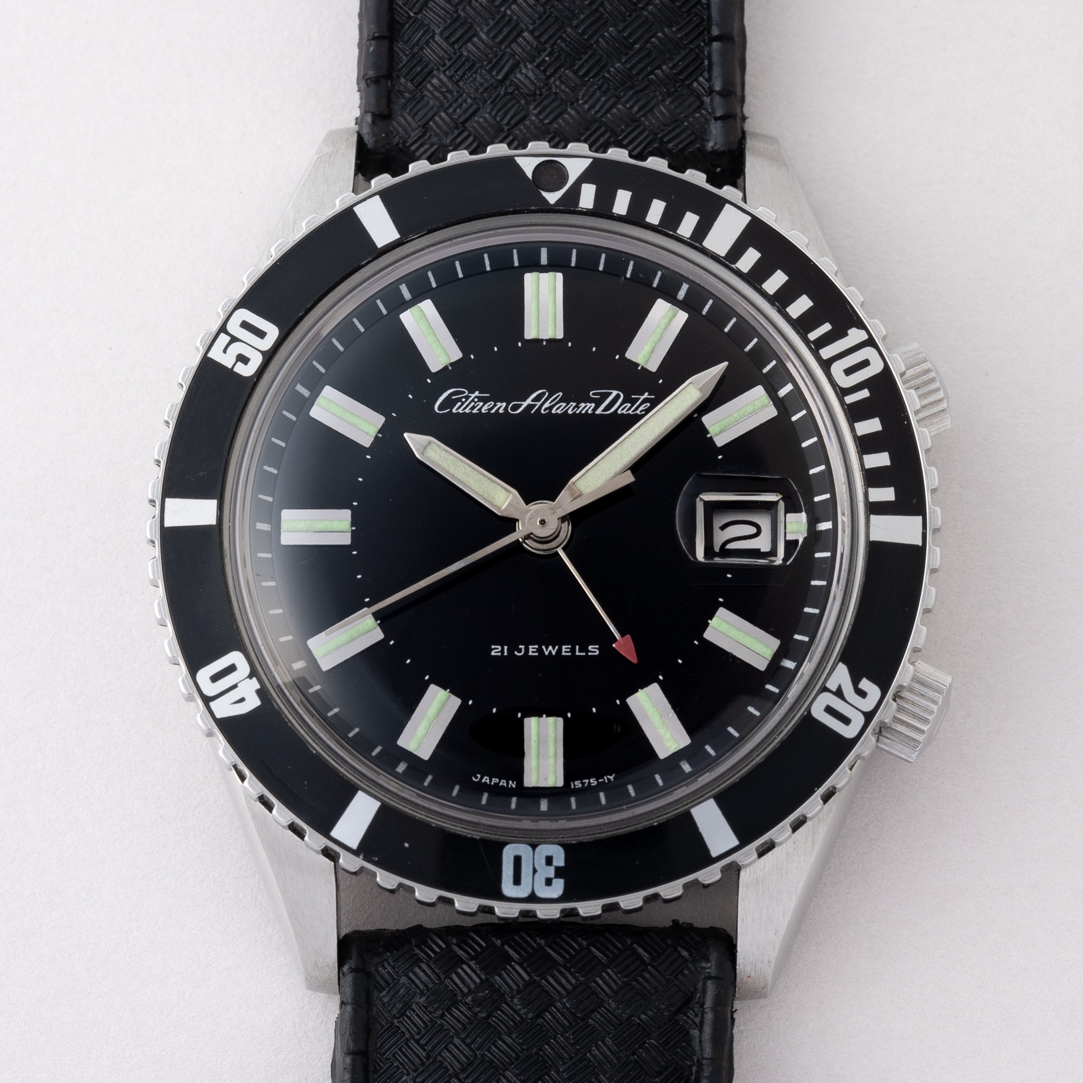 シチズン アラームデイト 1968年製 ダイバー 手巻き