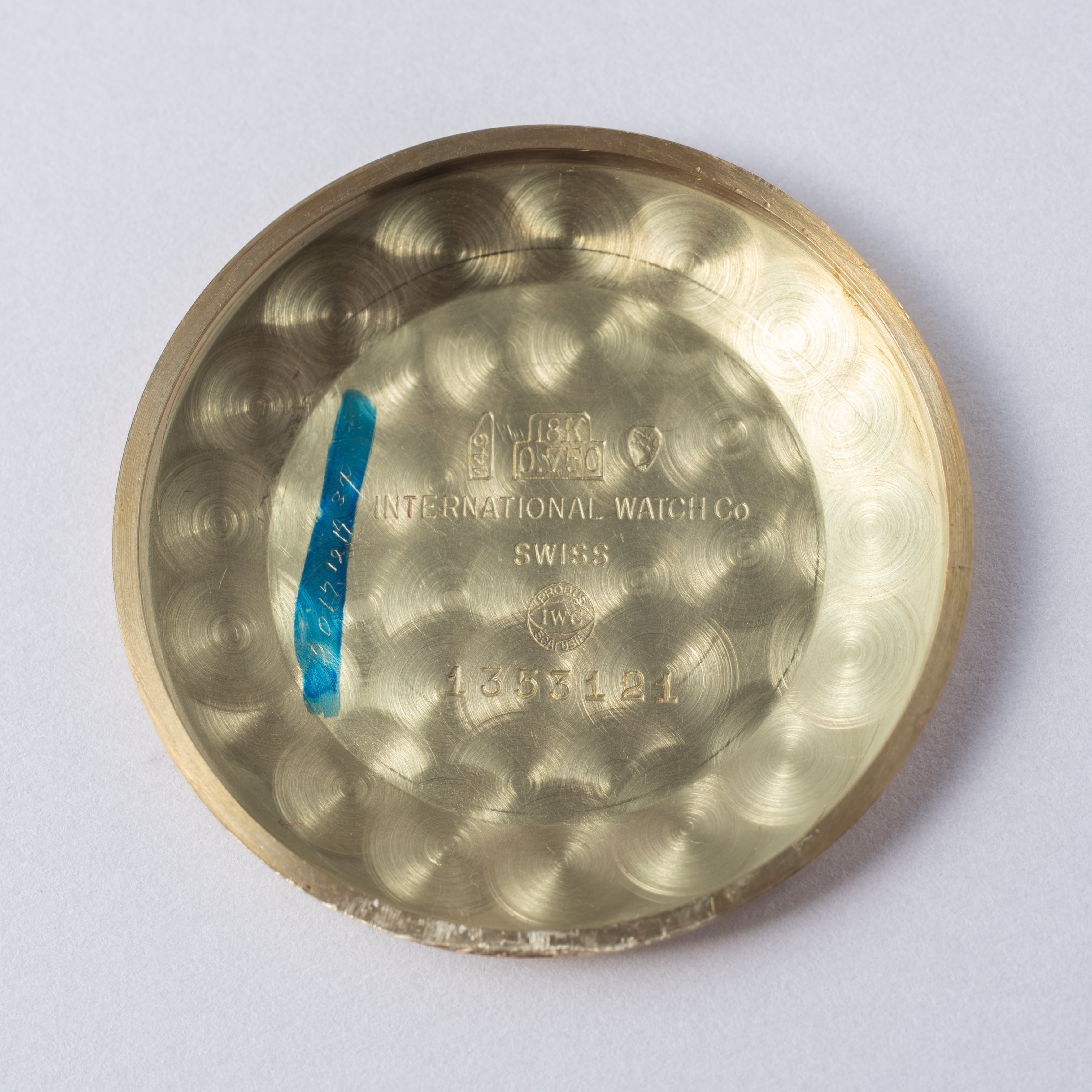 IWC ラウンドケース 18金無垢 オートマチック Cal.852 1953年製