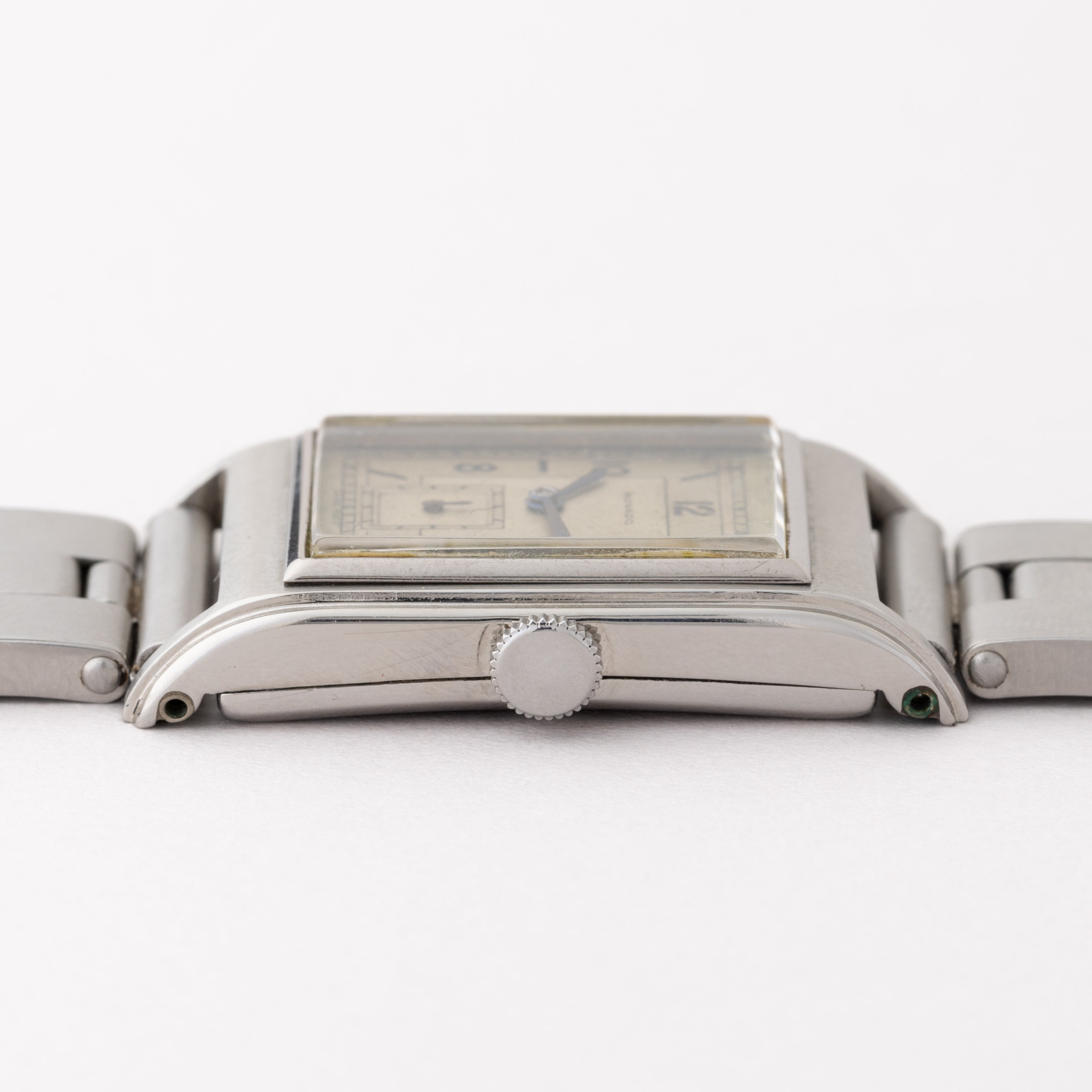 モバード レクタンギュラー 手巻き 1930年代 スモールセコンド