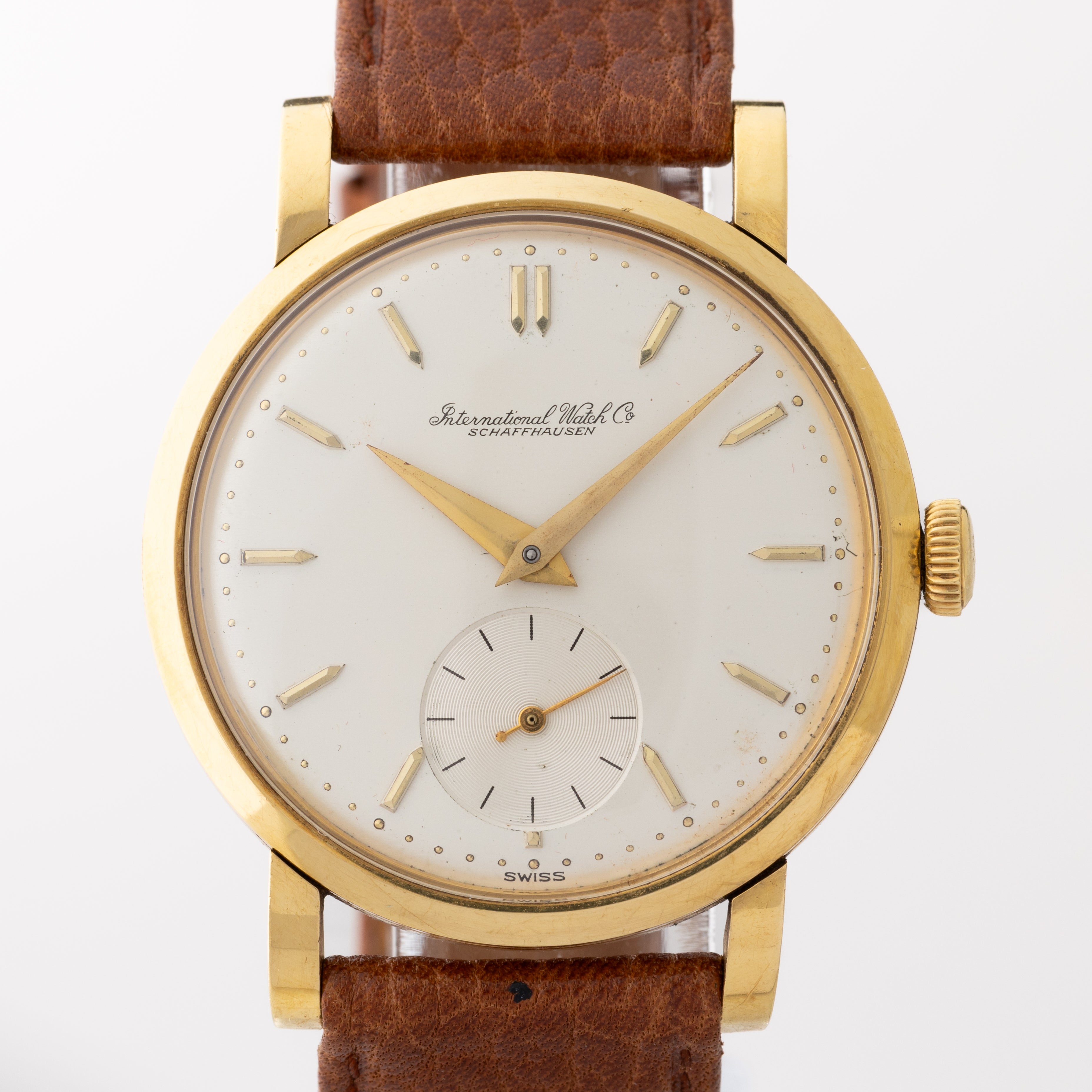 IWC Cal.88 1950年代 18金無垢ラウンドケース スモールセコンド