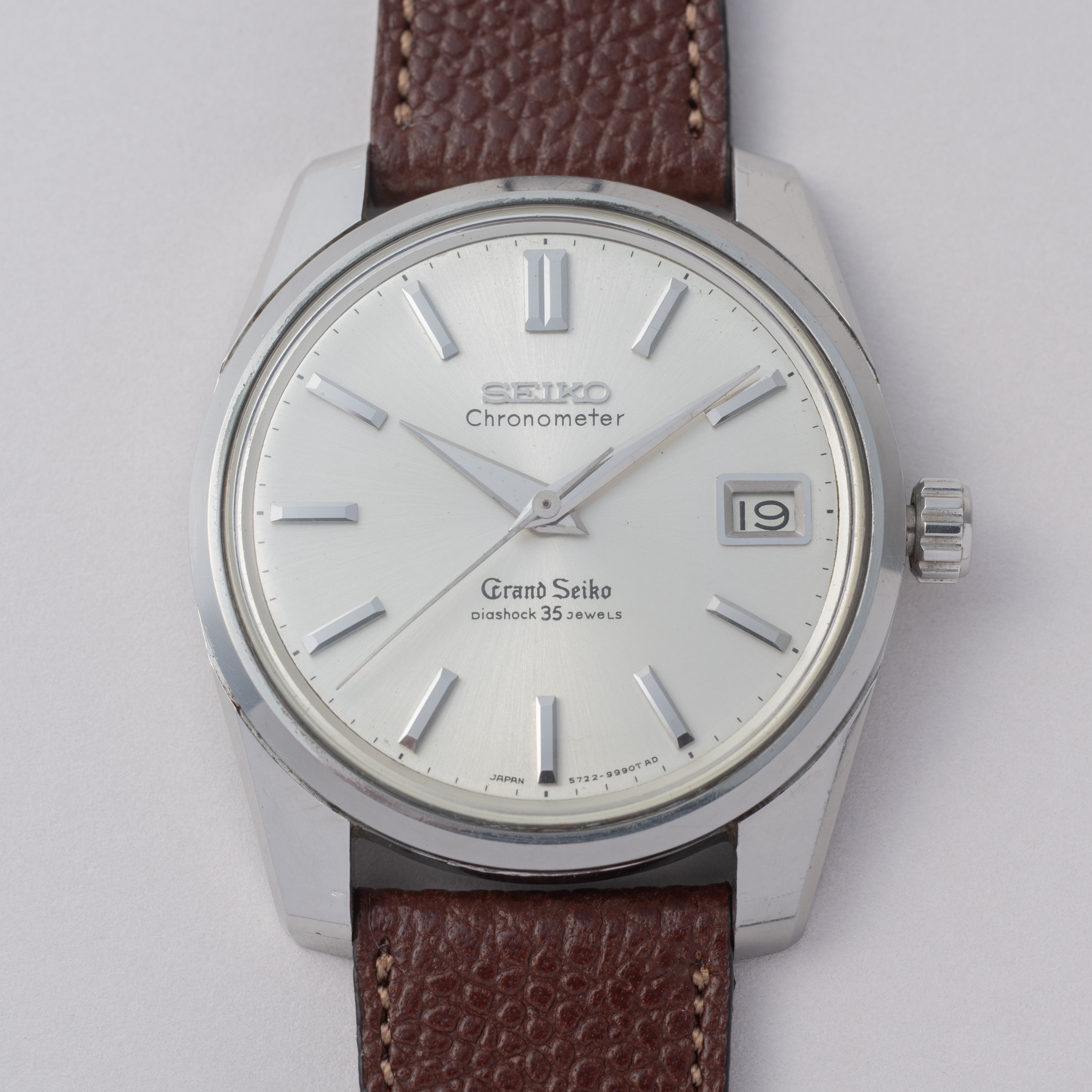 グランドセイコー セルフデーター 1965年製 57GS クロノメーター Ref.5722-9990ライオンメダル