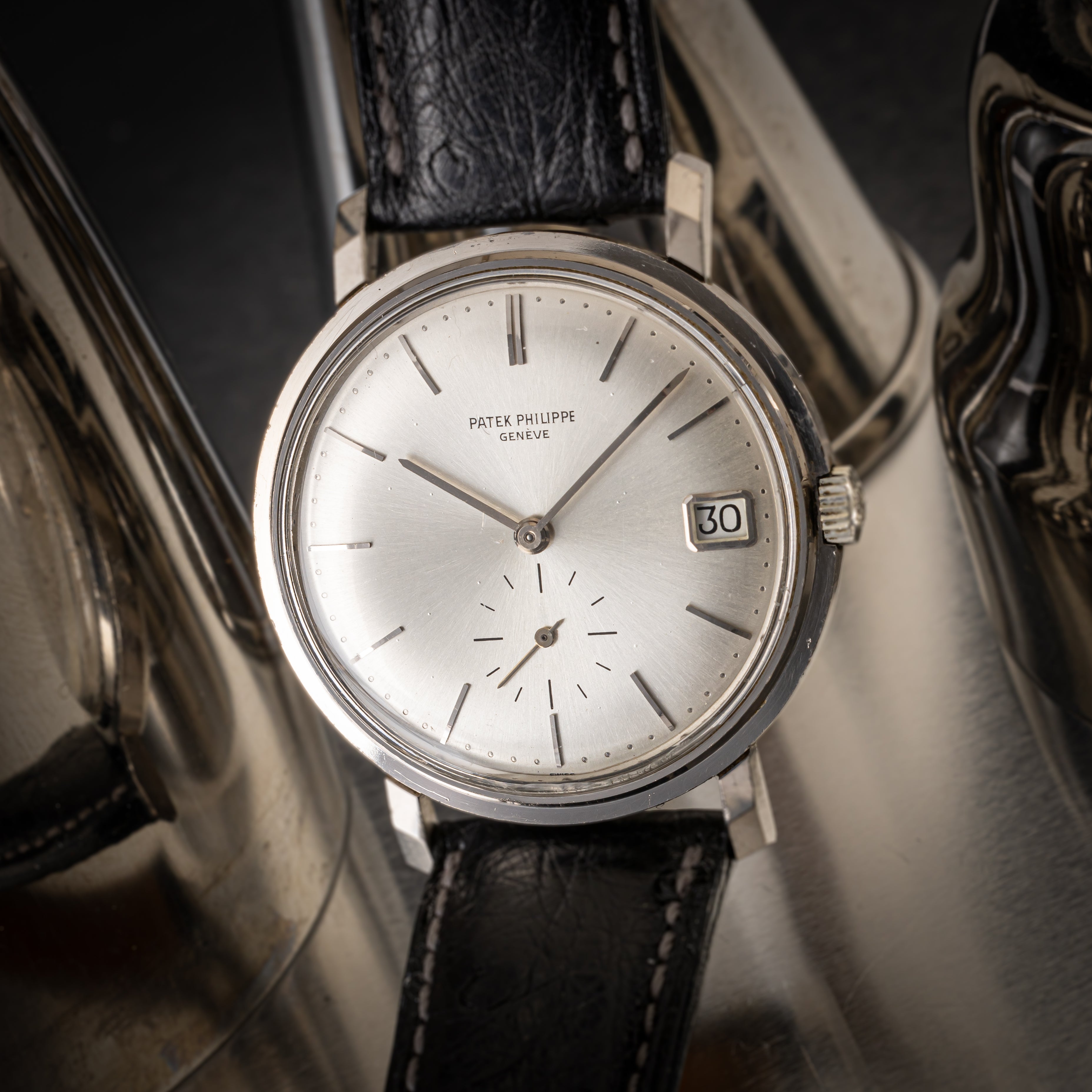 パテックフィリップ カラトラバ 1969年製 Ref.3445 Cal.27-460M アーカイブ付き18KWG