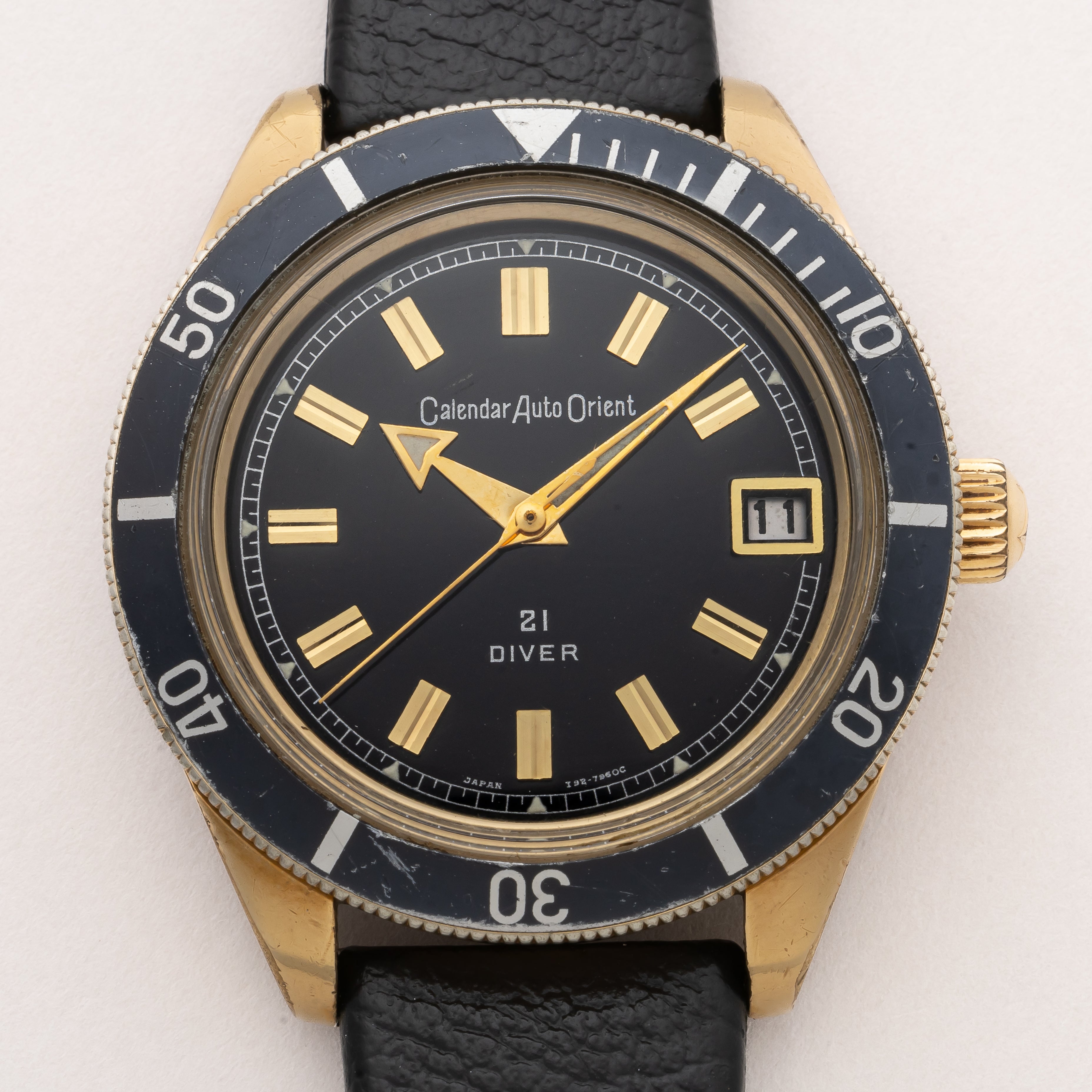 オリエント ダイバー ブラックダイヤル 1960年代製