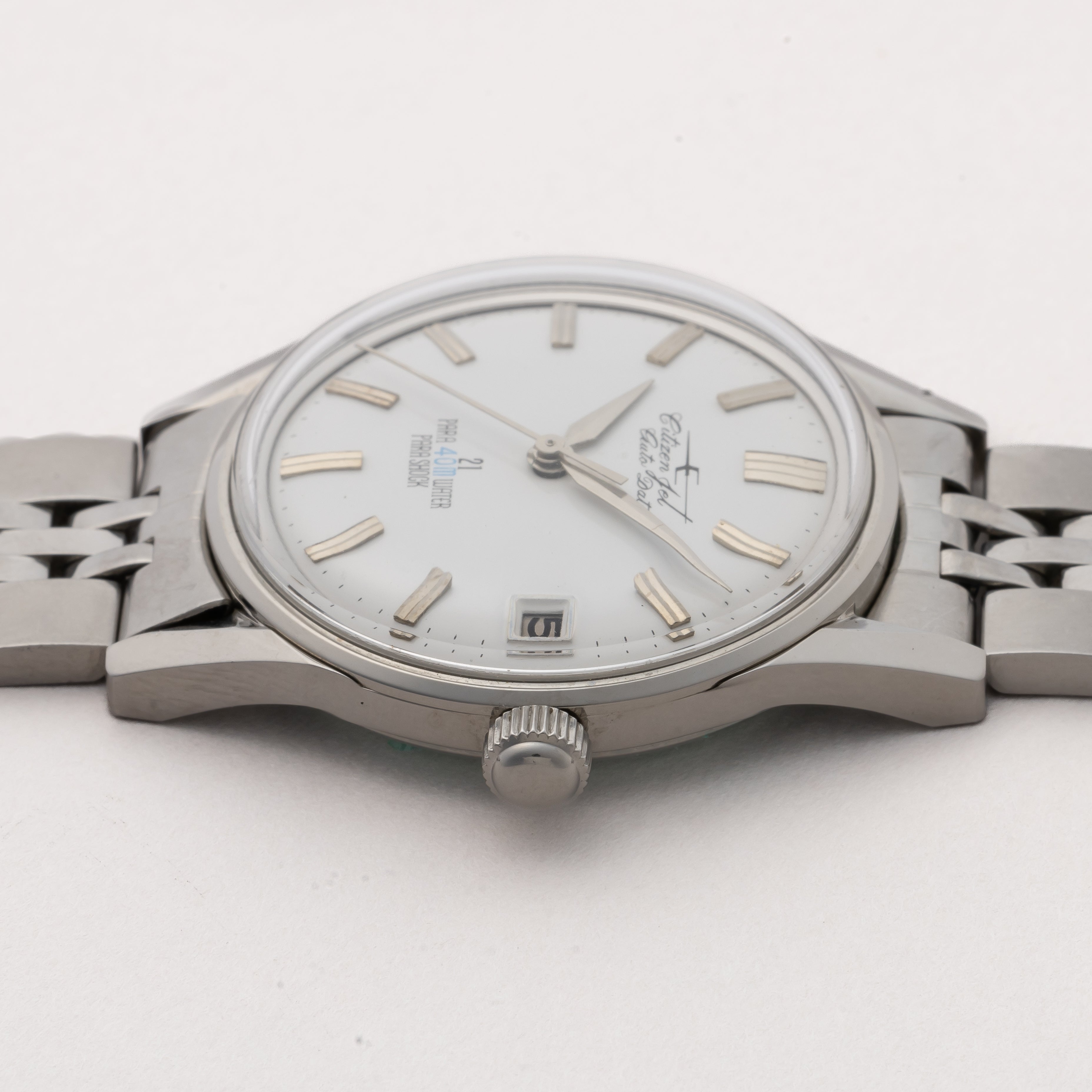 シチズン ジェット オートデーター オリジナルホワイトダイヤル 1964年製 パラウォーター