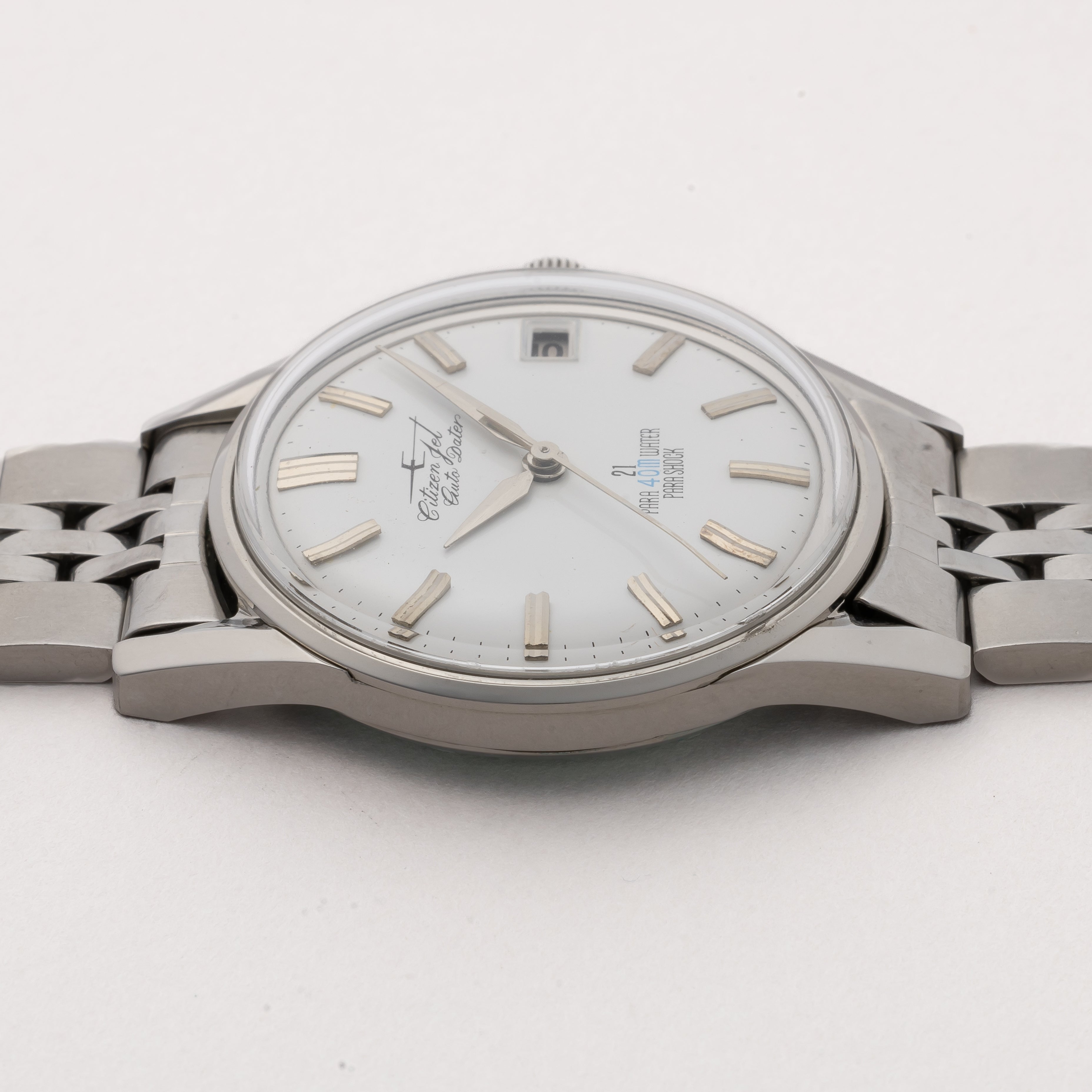 シチズン ジェット オートデーター オリジナルホワイトダイヤル 1964年製 パラウォーター