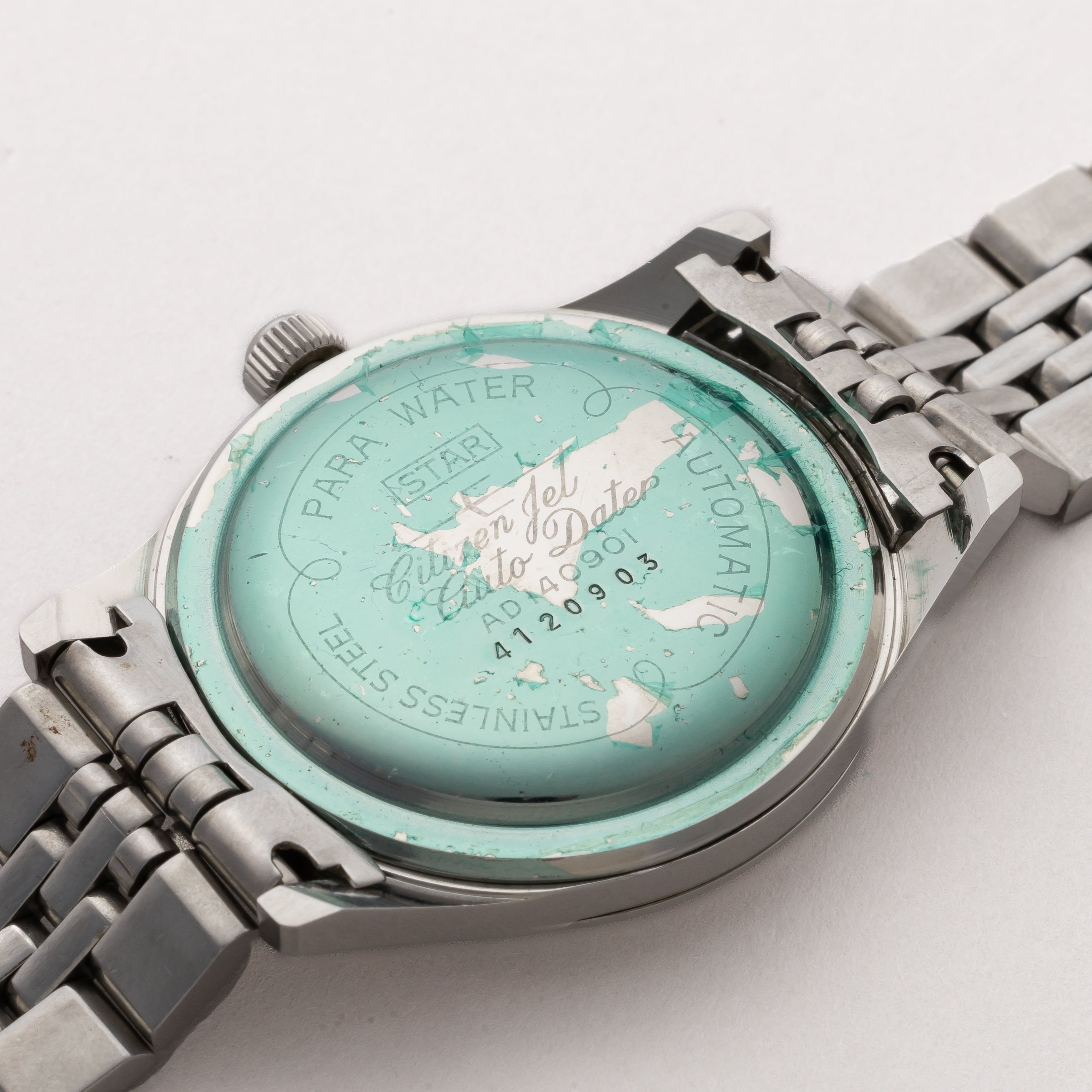 シチズン ジェット オートデーター オリジナルホワイトダイヤル 1964年製 パラウォーター