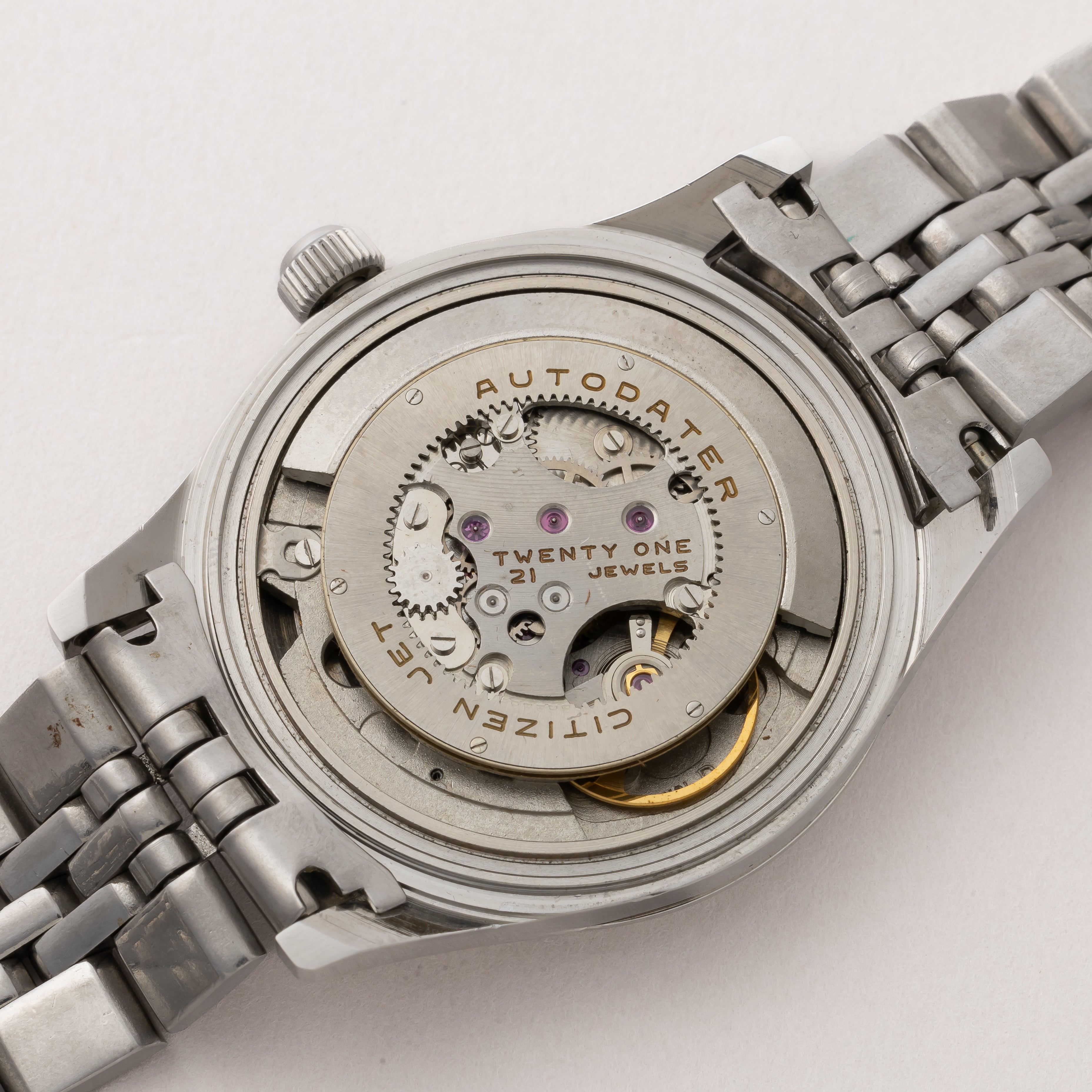 シチズン ジェット オートデーター オリジナルホワイトダイヤル 1964年製 パラウォーター