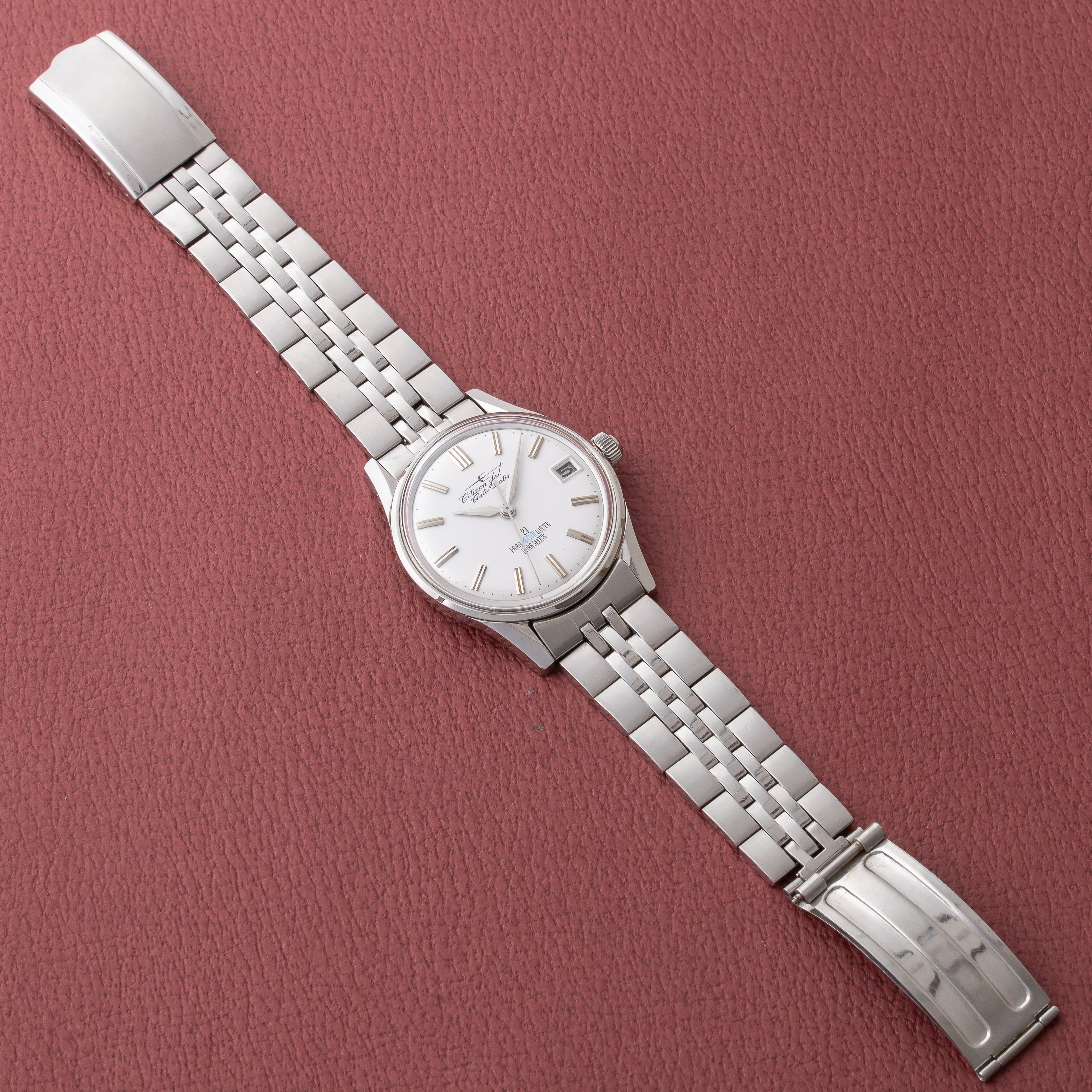 シチズン ジェット オートデーター オリジナルホワイトダイヤル 1964年製 パラウォーター