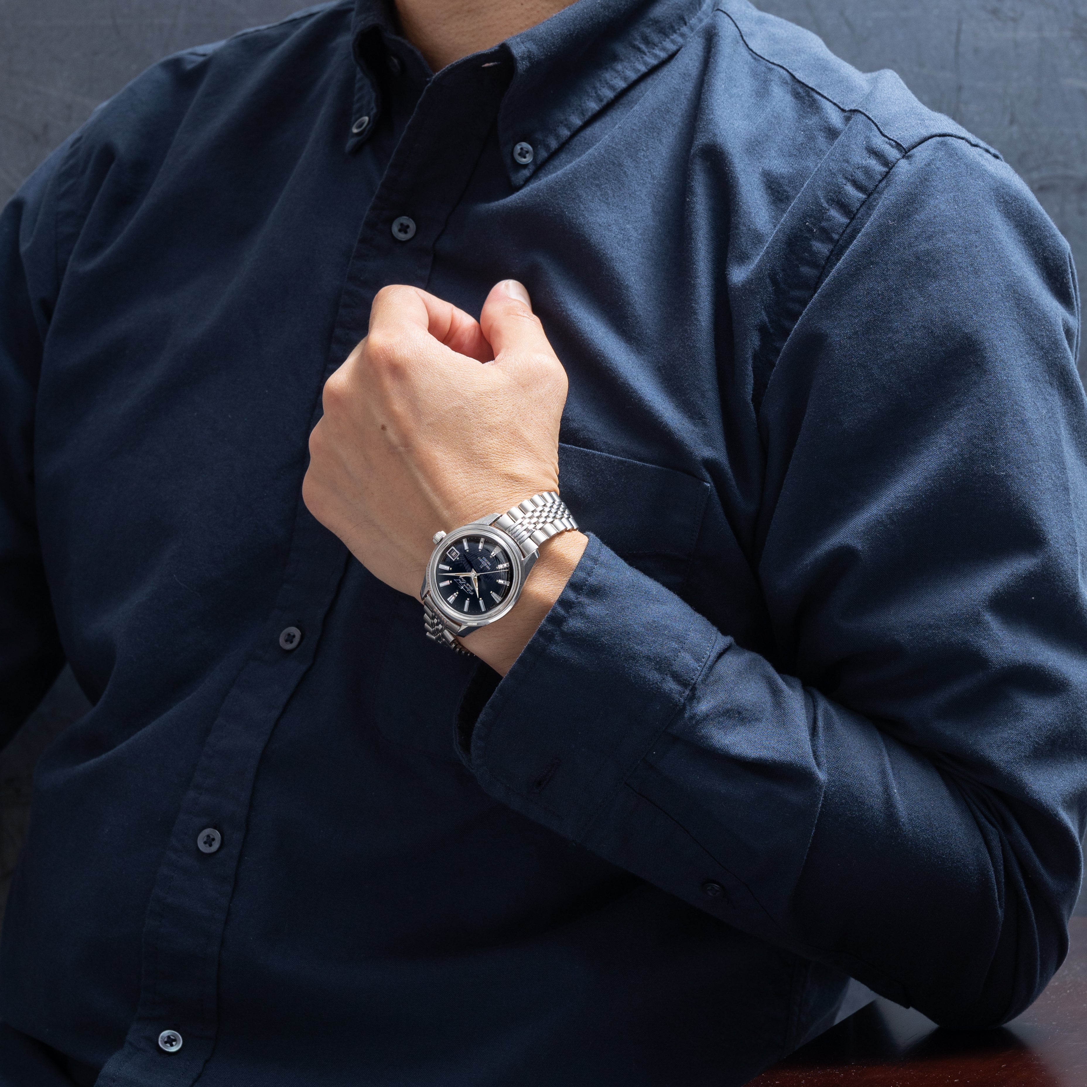 シチズン ジェット オートデーター オリジナルブラックダイヤル 1964年製 パラウォーター