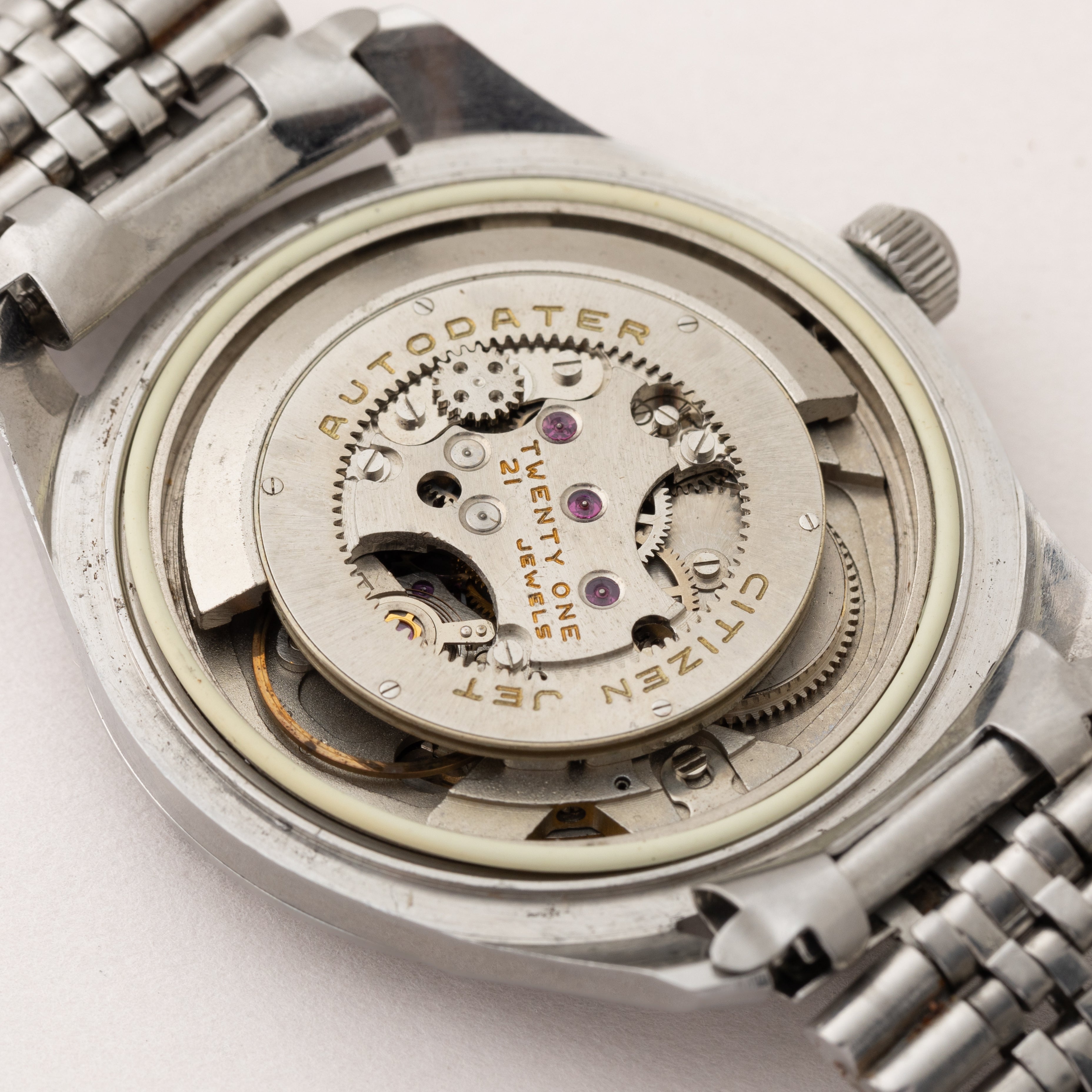 シチズン ジェット オートデーター オリジナルブラックダイヤル 1964年製 パラウォーター