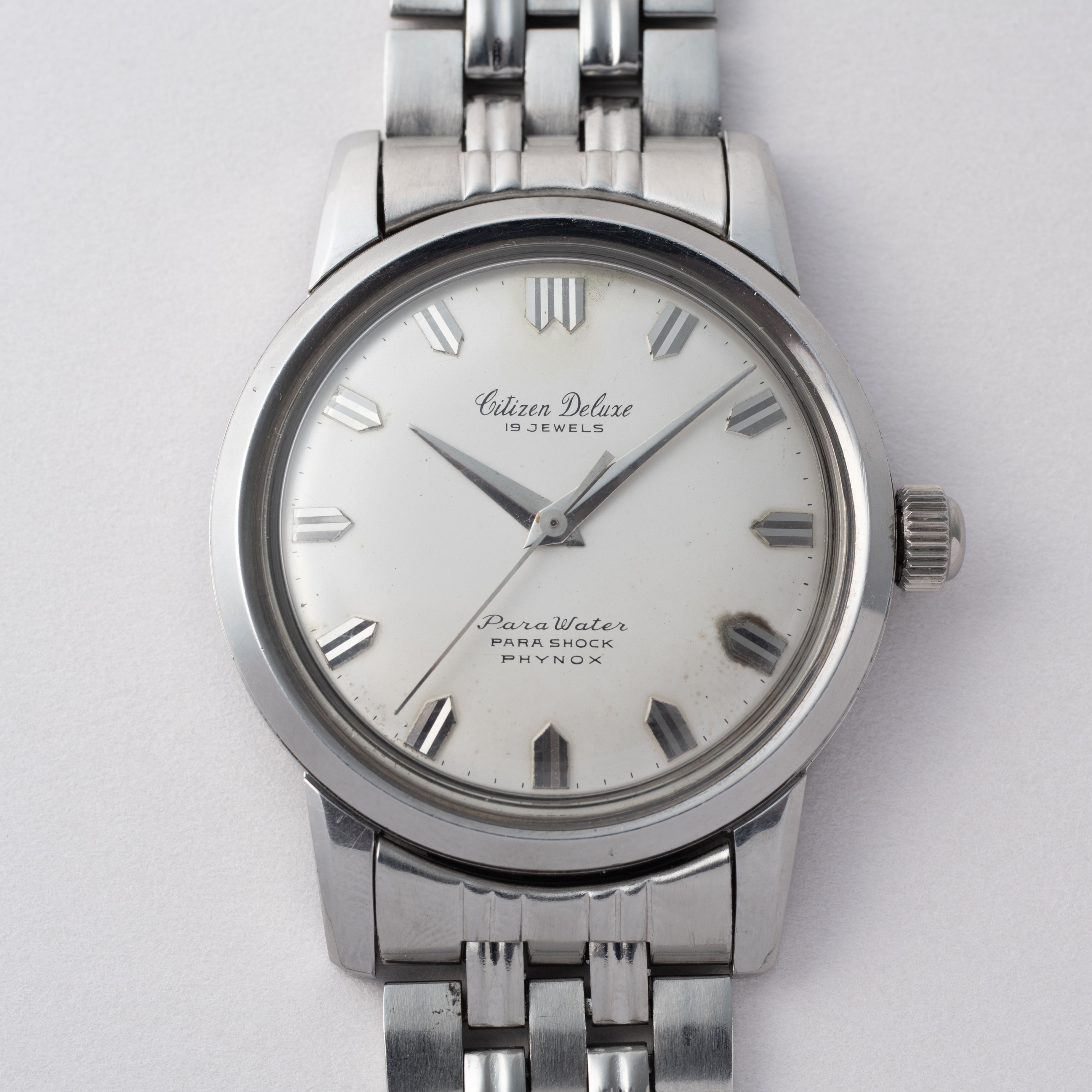 シチズン デラックス パラウォーター 1959年製 手巻き 純正ステンレスブレス