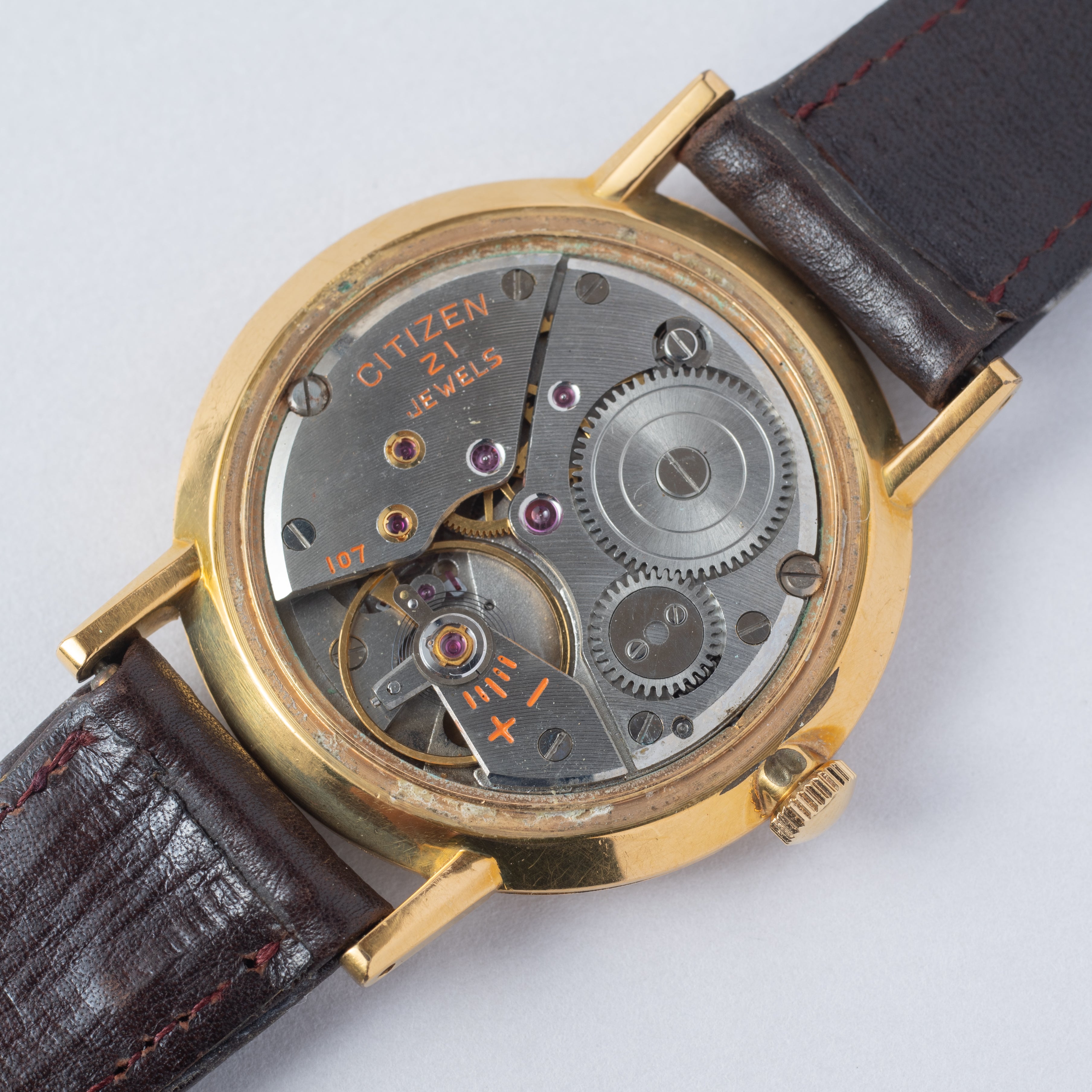 シチズン エース タグ付き美品 1962年製 オリジナル革ベルト尾錠 A15804 CGPケース