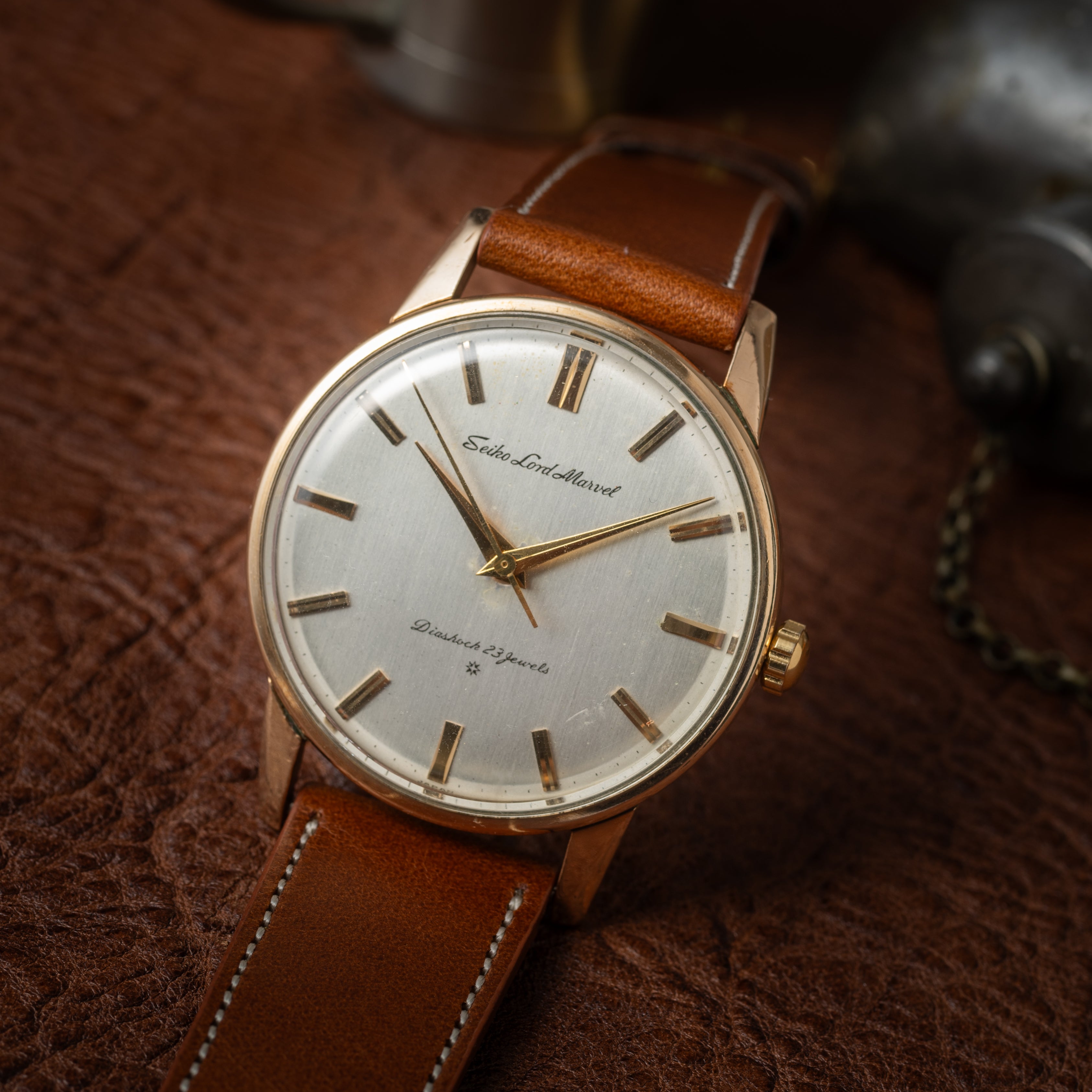 セイコー ロードマーベル 1962年製 SD 14金張りケース