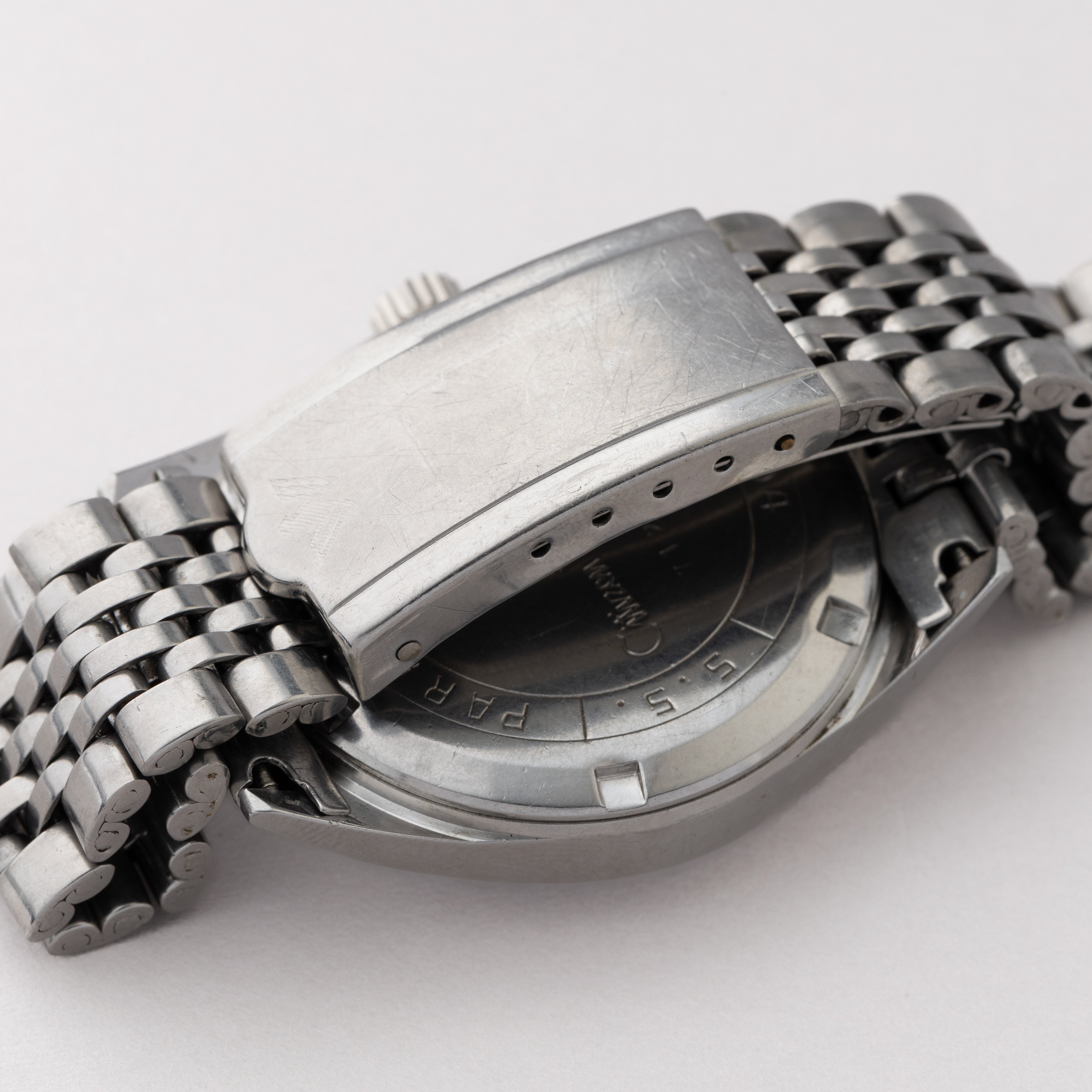 シチズン ホーマー デイト ブラックアラビアダイヤル 1967年製 手巻き 純正ブレス