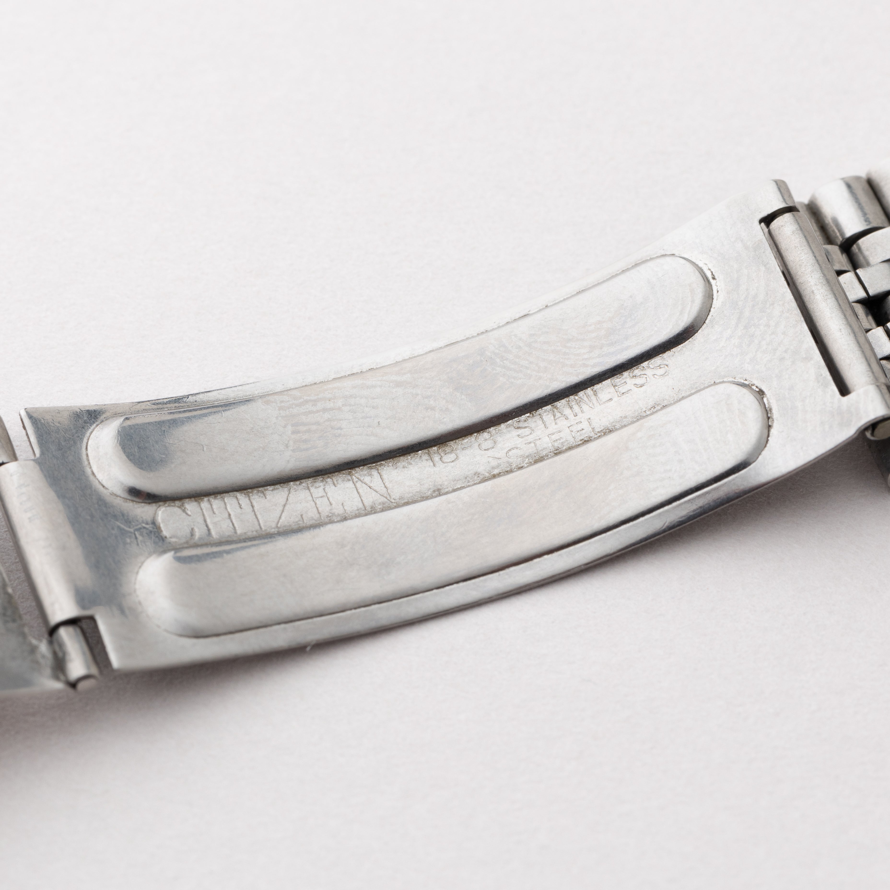 シチズン ホーマー デイト ブラックアラビアダイヤル 1967年製 手巻き 純正ブレス