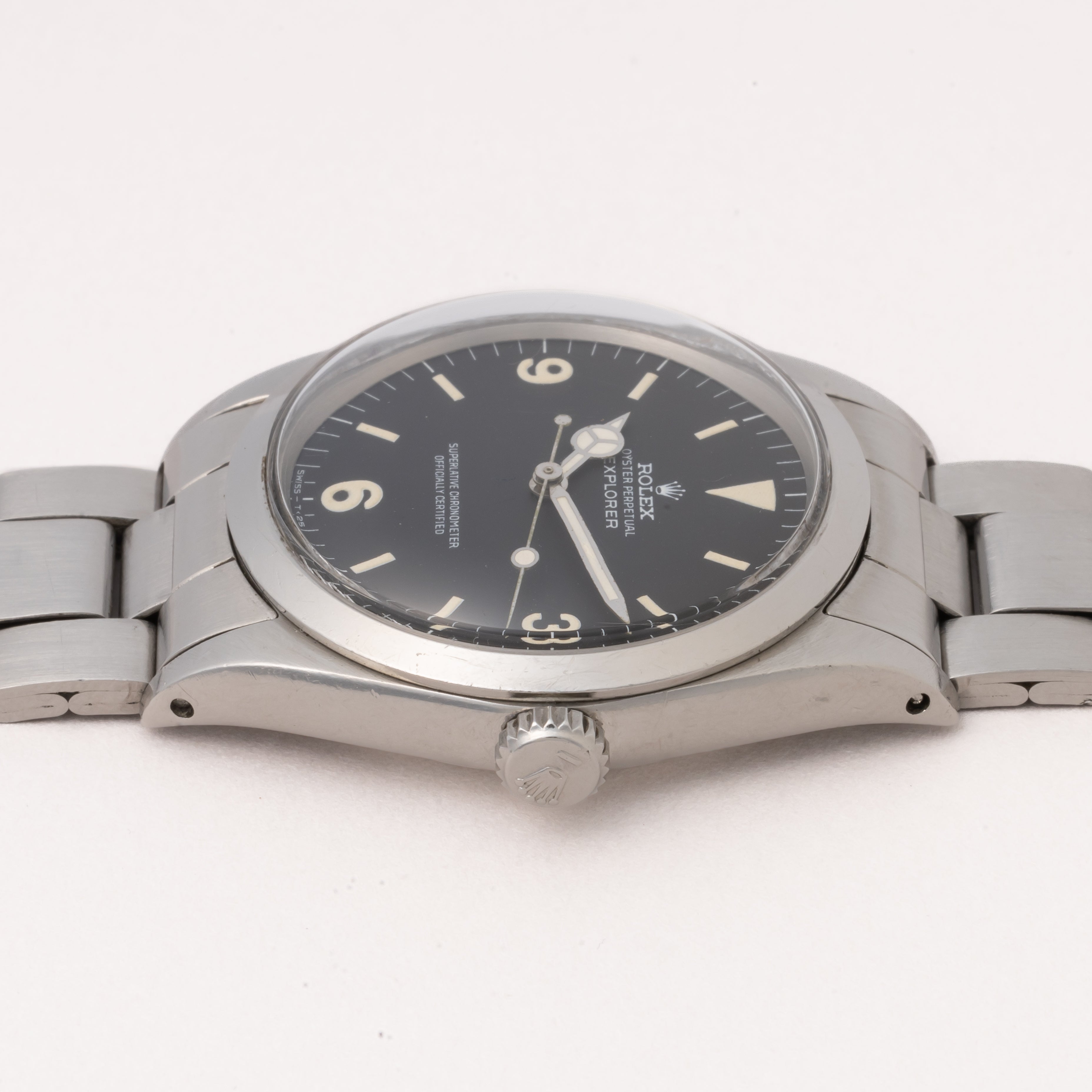 ロレックス エクスプローラー Ⅰ マーク1ダイヤル フロッグフット Ref.1016 1969年製 冊子付