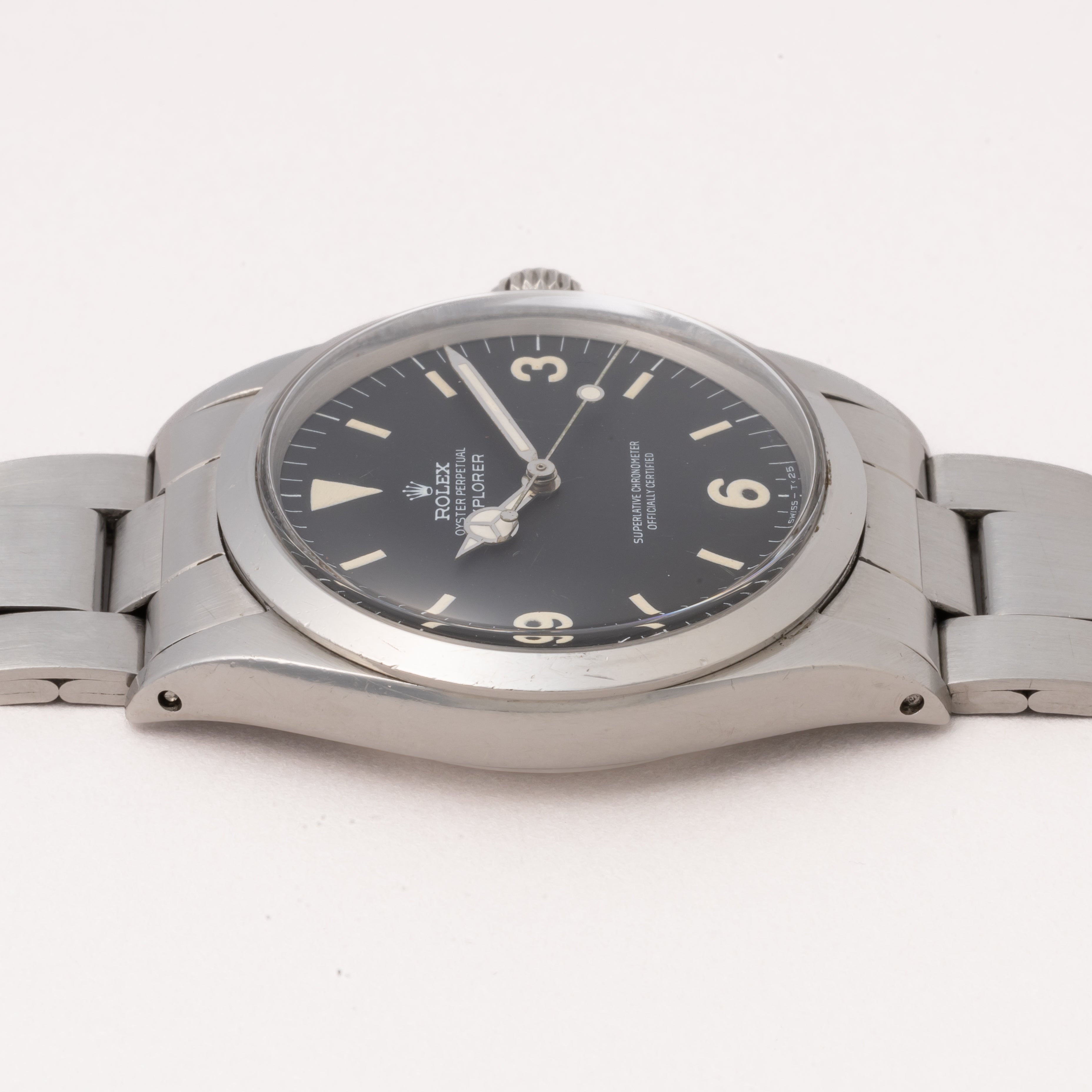 ロレックス エクスプローラー Ⅰ マーク1ダイヤル フロッグフット Ref.1016 1969年製 冊子付