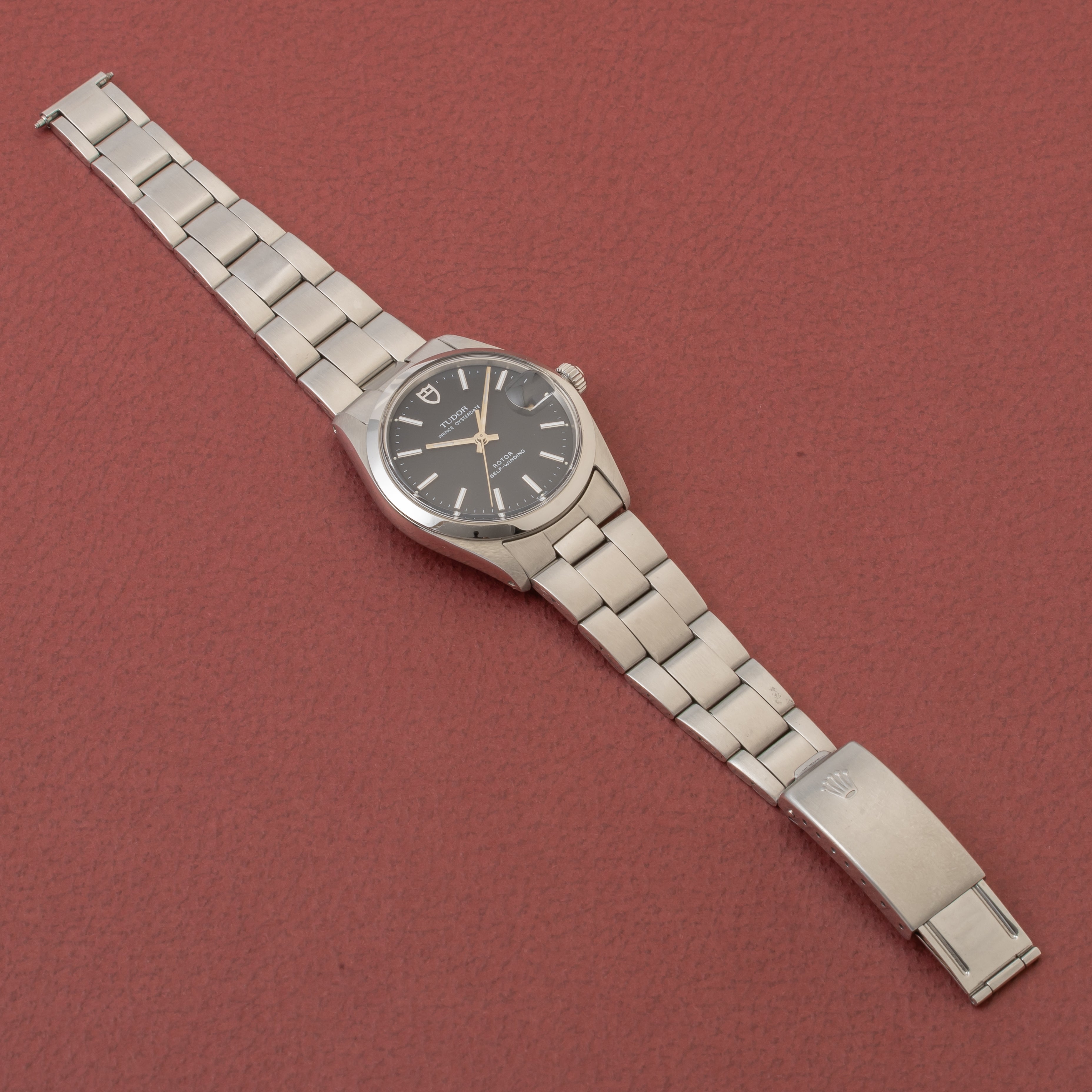 チューダー 1979年製 プリンスオイスターデイト リダンブラックダイヤル ロレックスブレス