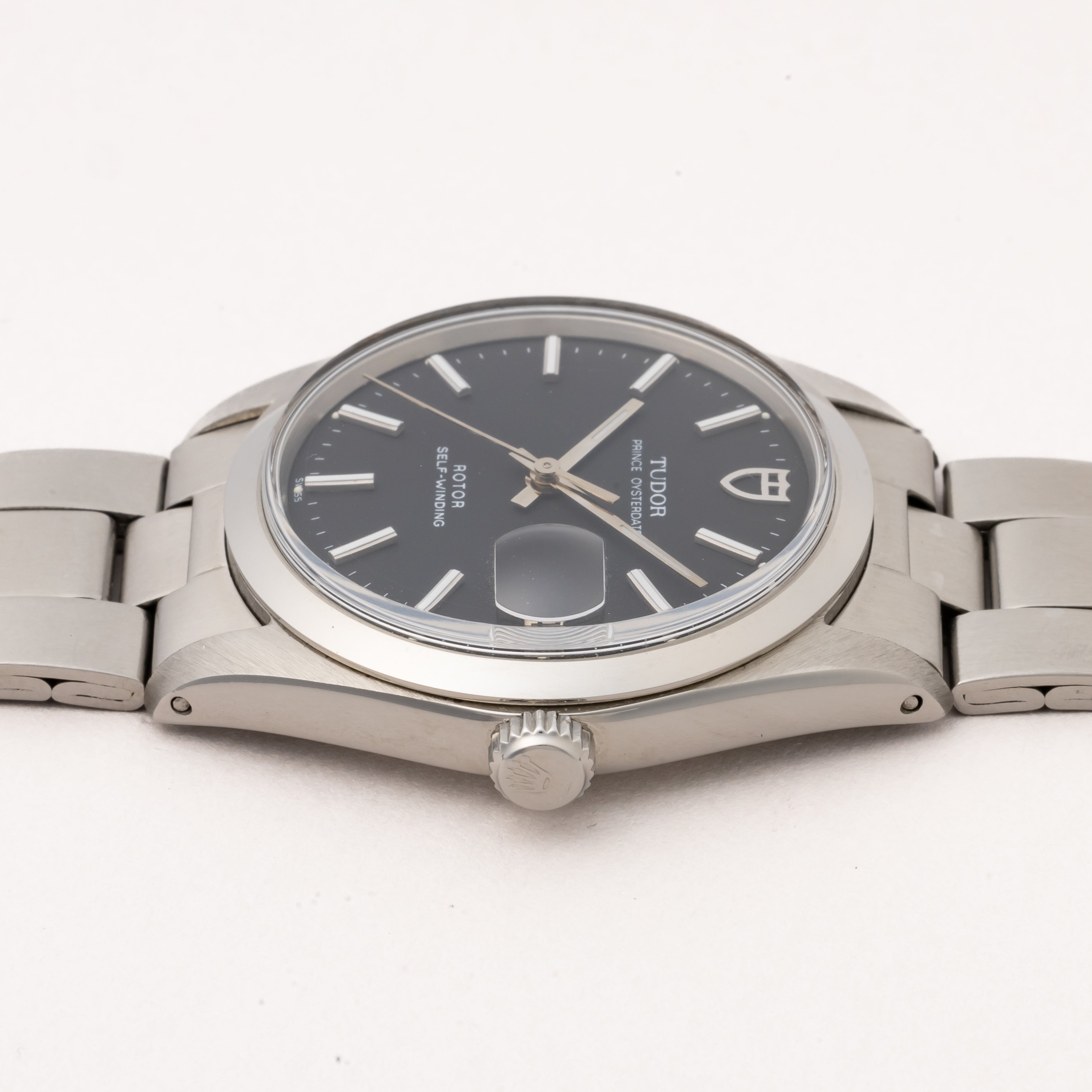 チューダー 1979年製 プリンスオイスターデイト リダンブラックダイヤル ロレックスブレス