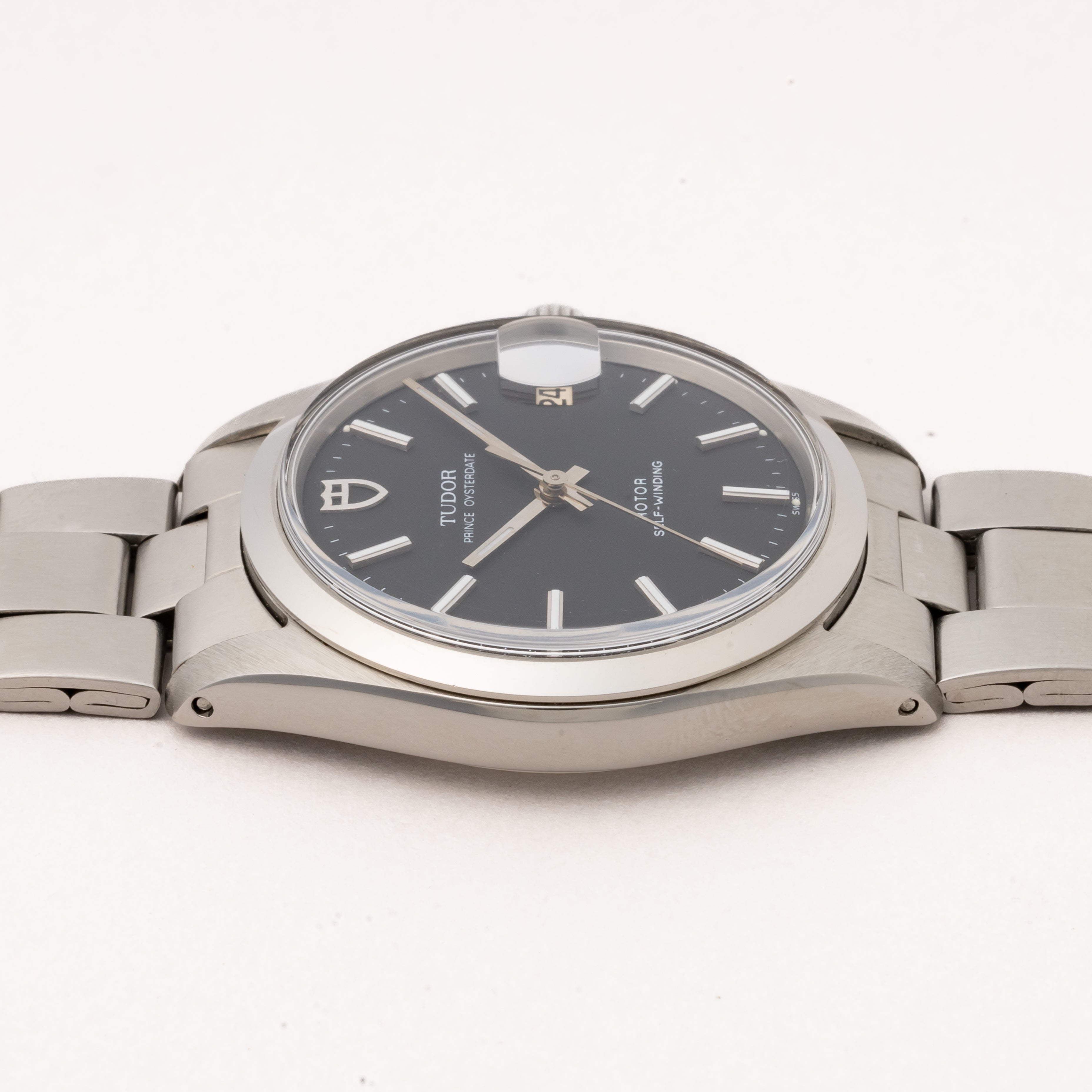 チューダー 1979年製 プリンスオイスターデイト リダンブラックダイヤル ロレックスブレス