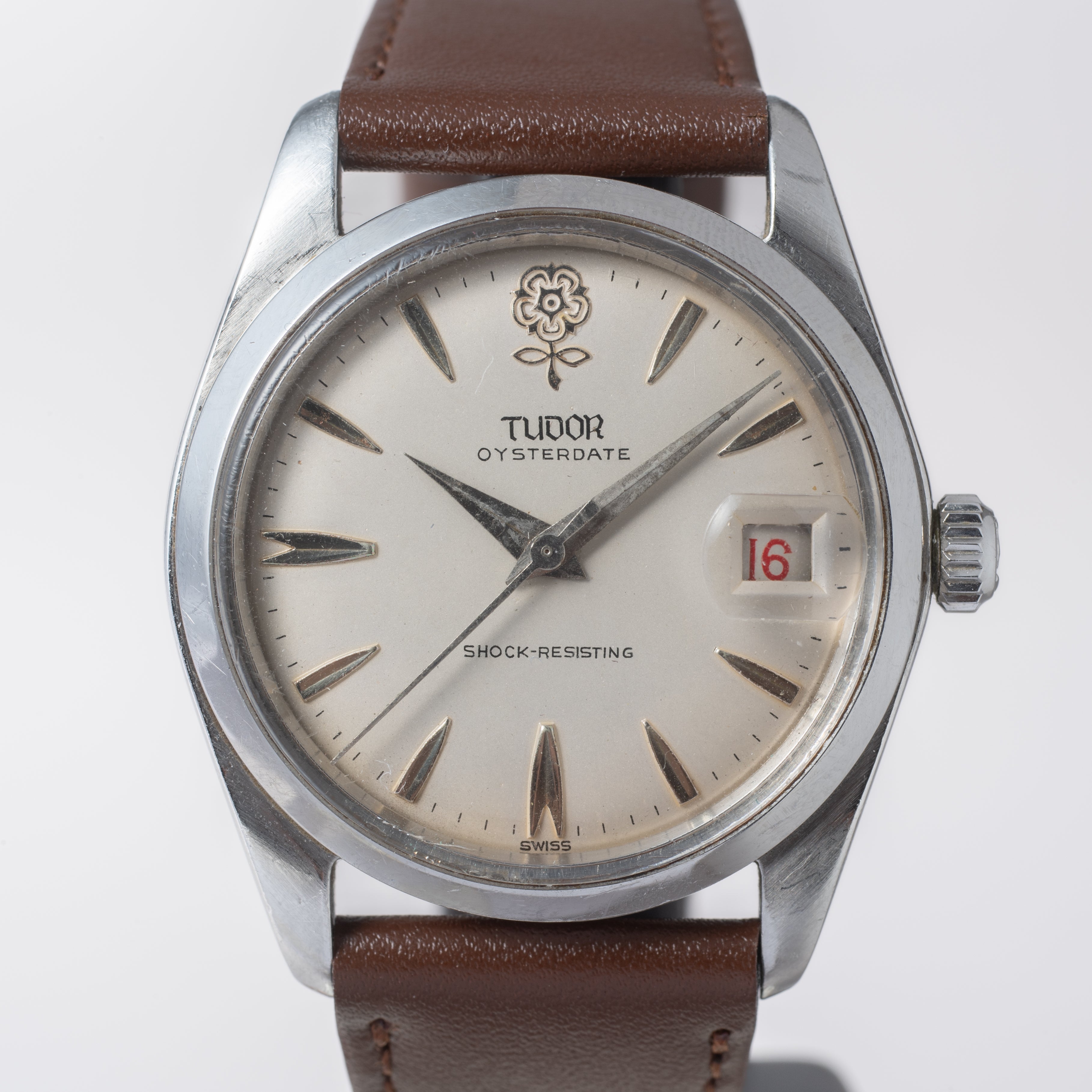 チューダー デカバラリダン 1968年製 オイスターデイト 王冠リューズ