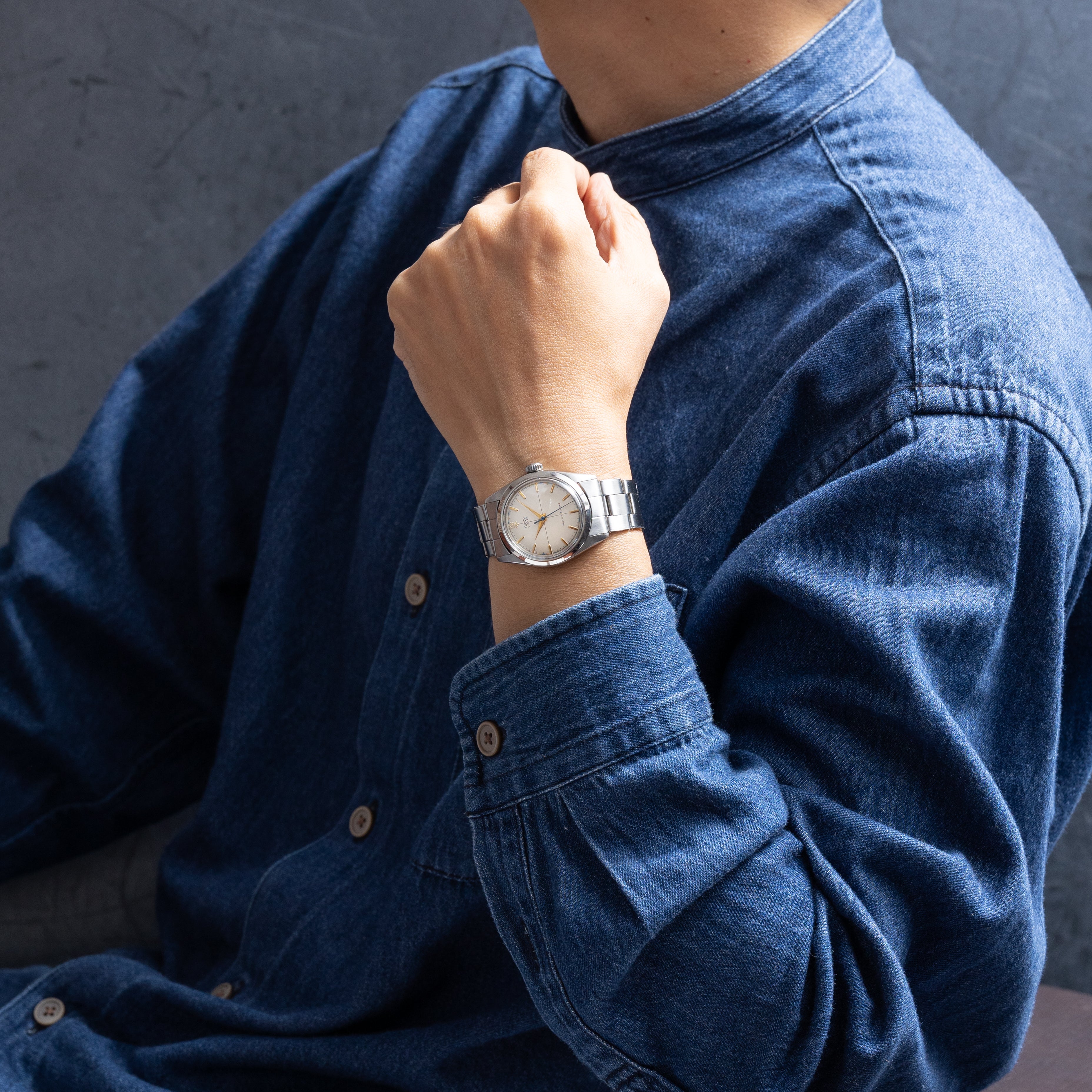 チューダー 中薔薇リダン 1958年製 オイスター リベットブレス