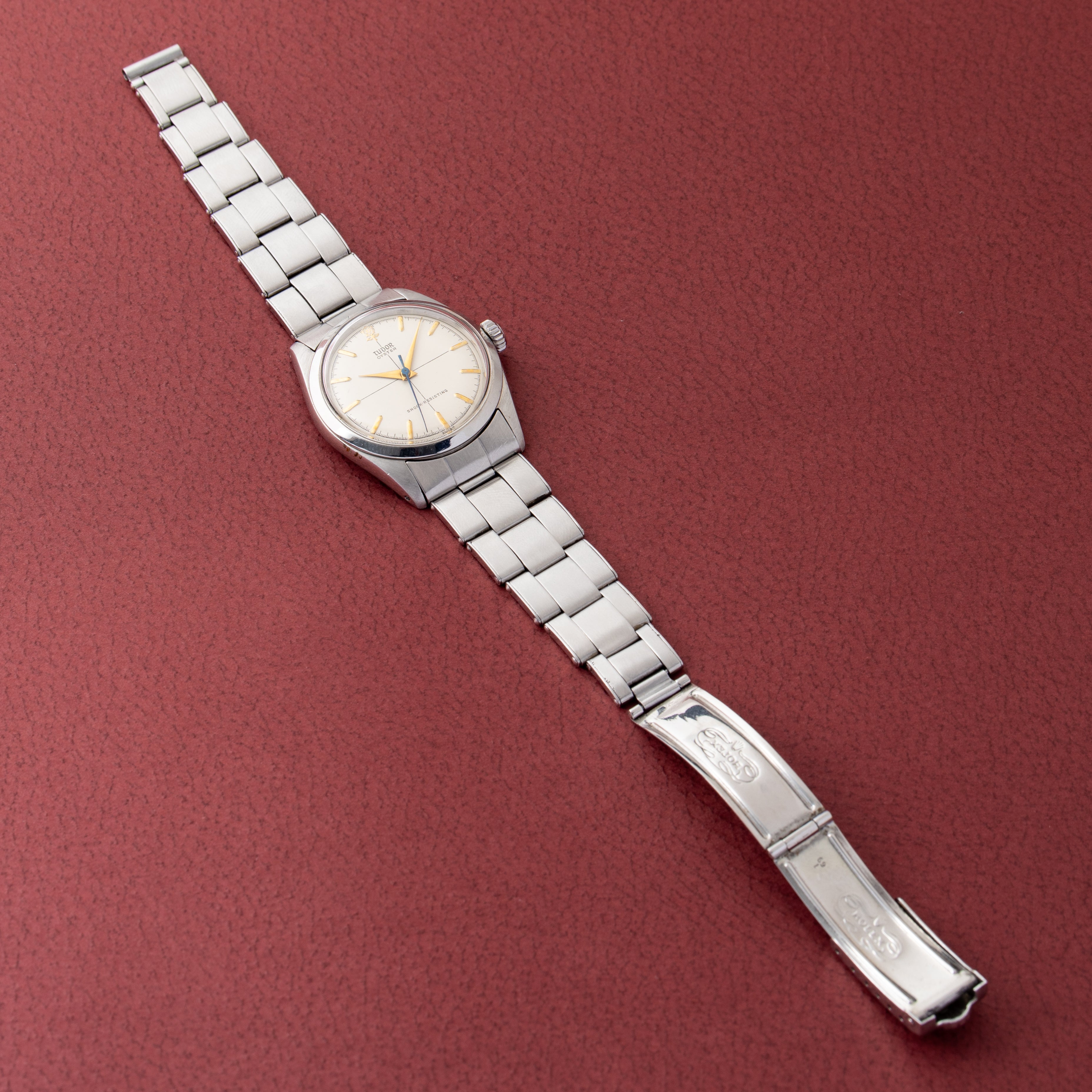 チューダー 中薔薇リダン 1958年製 オイスター リベットブレス