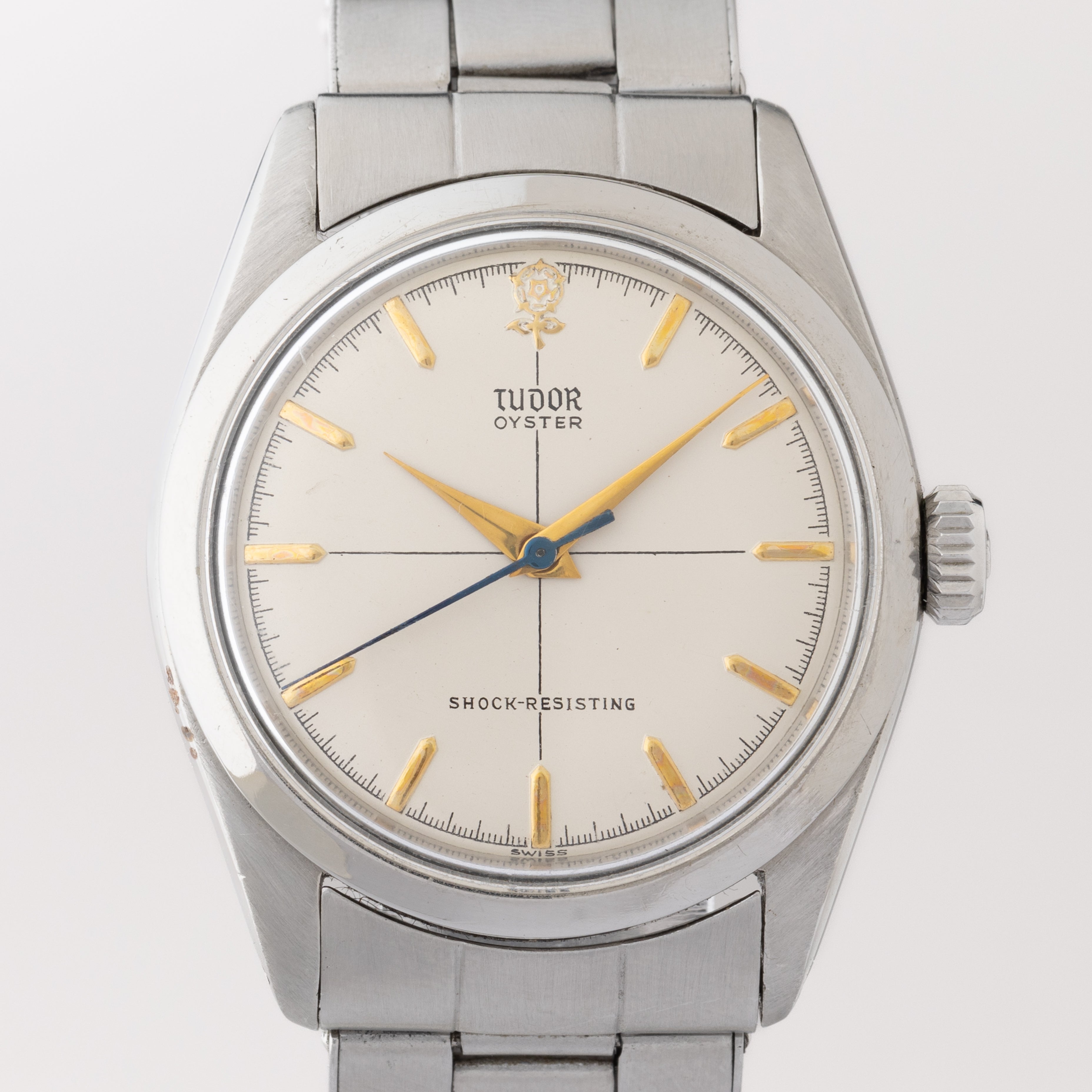 チューダー 中薔薇リダン 1958年製 オイスター リベットブレス