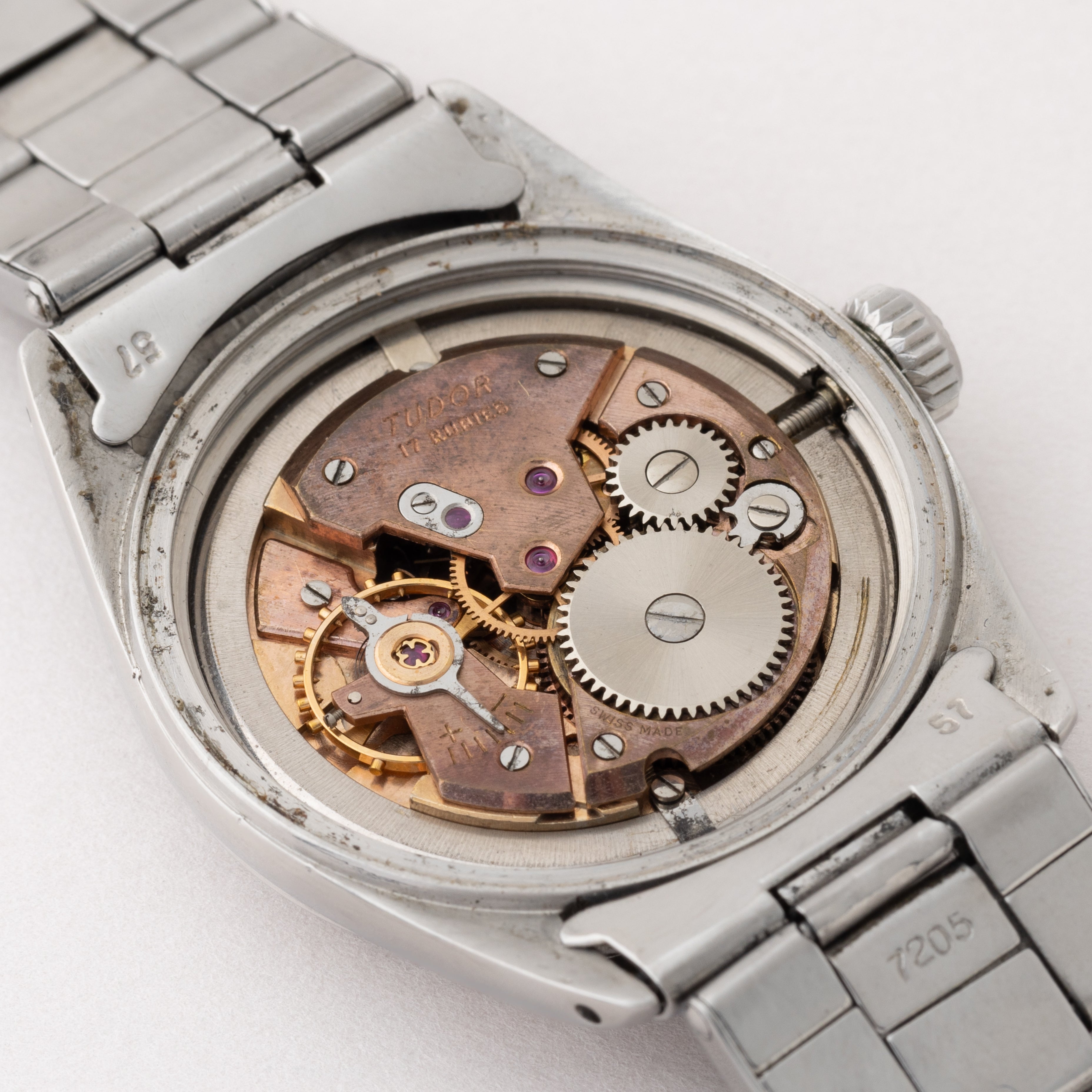 チューダー 中薔薇リダン 1958年製 オイスター リベットブレス